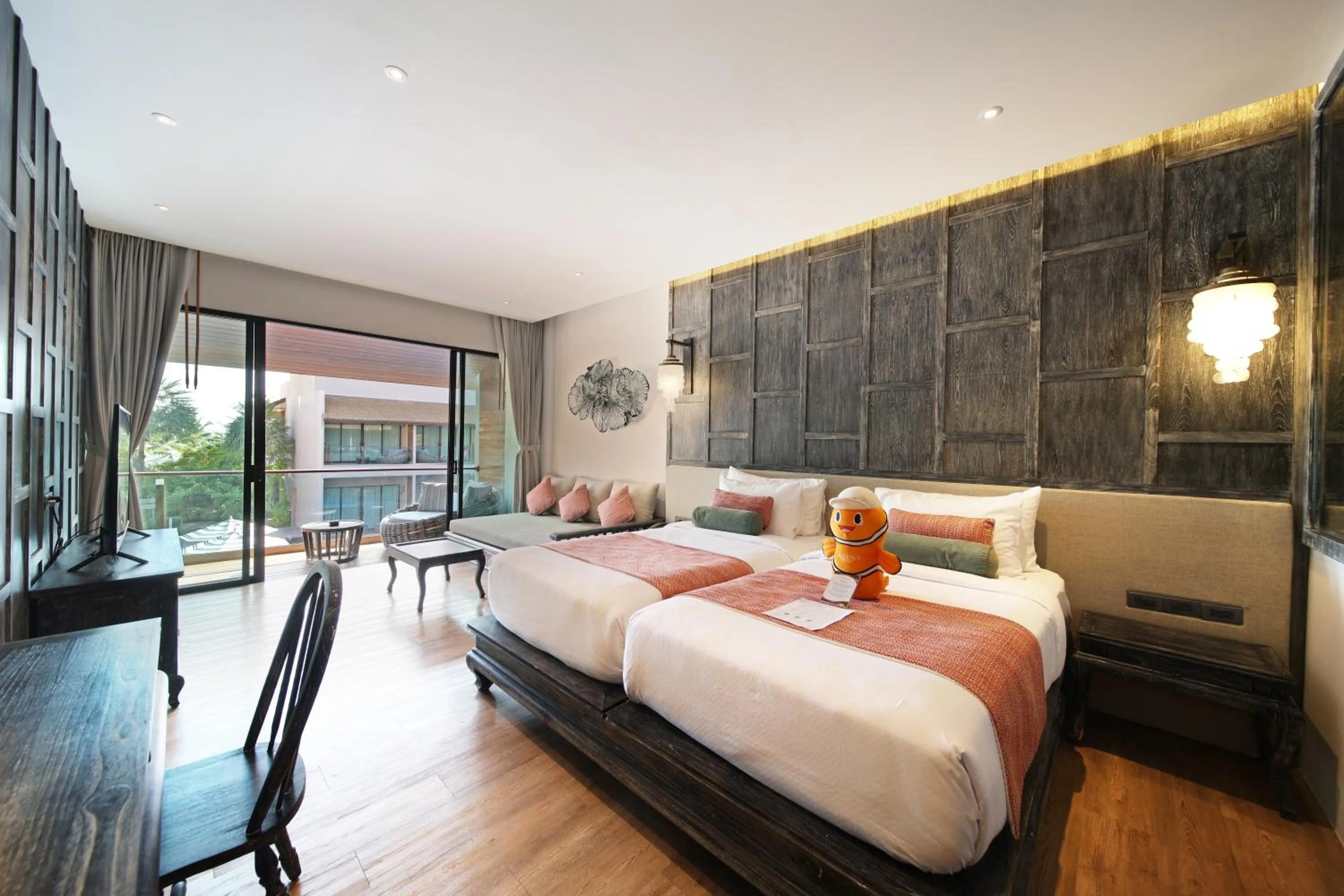 Bed in Ananya Lipe Resort