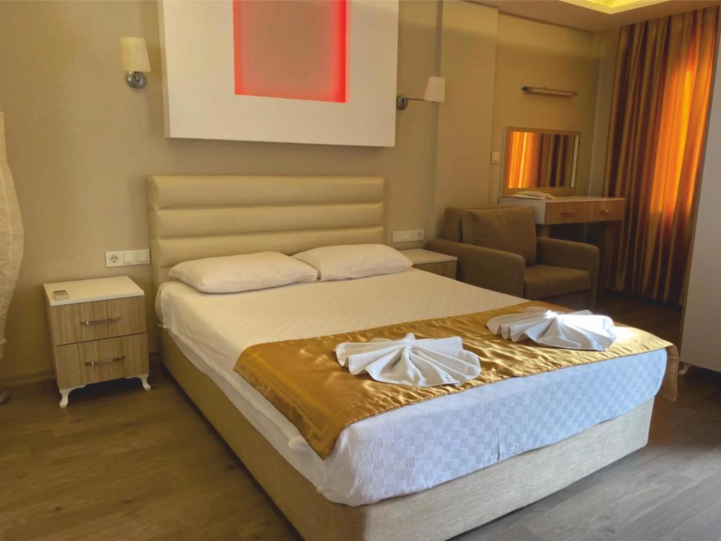 Bed in Arya Otel