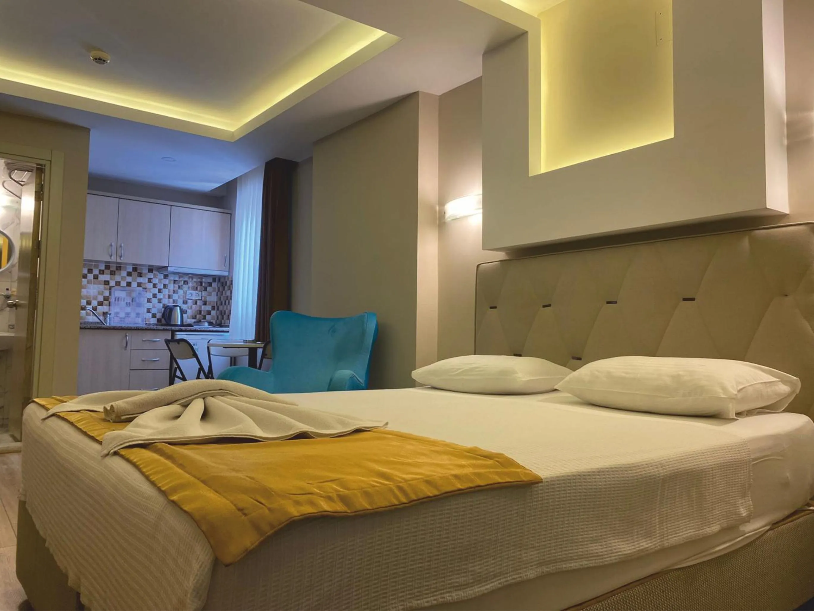 Bed in Arya Otel