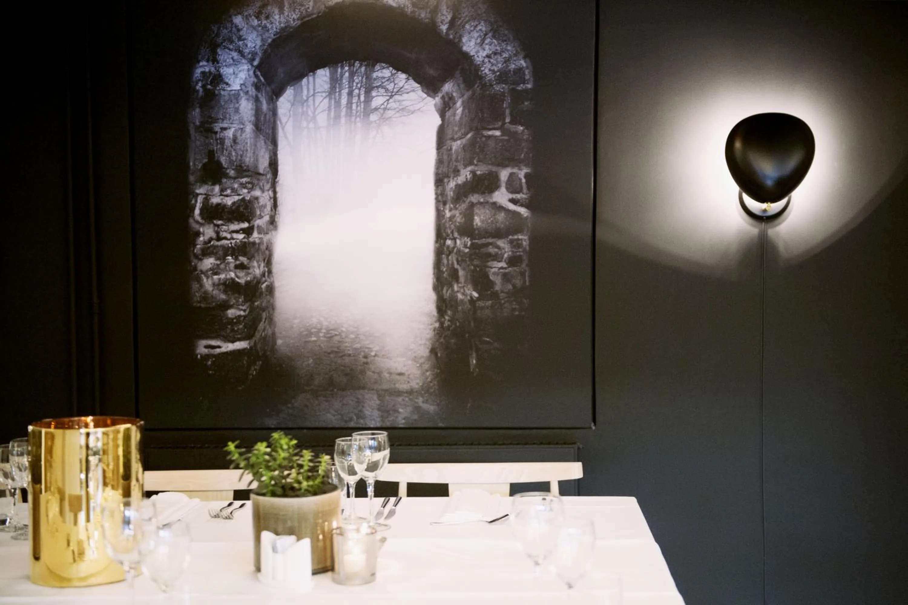 Decorative detail in Fredriksten Hotell