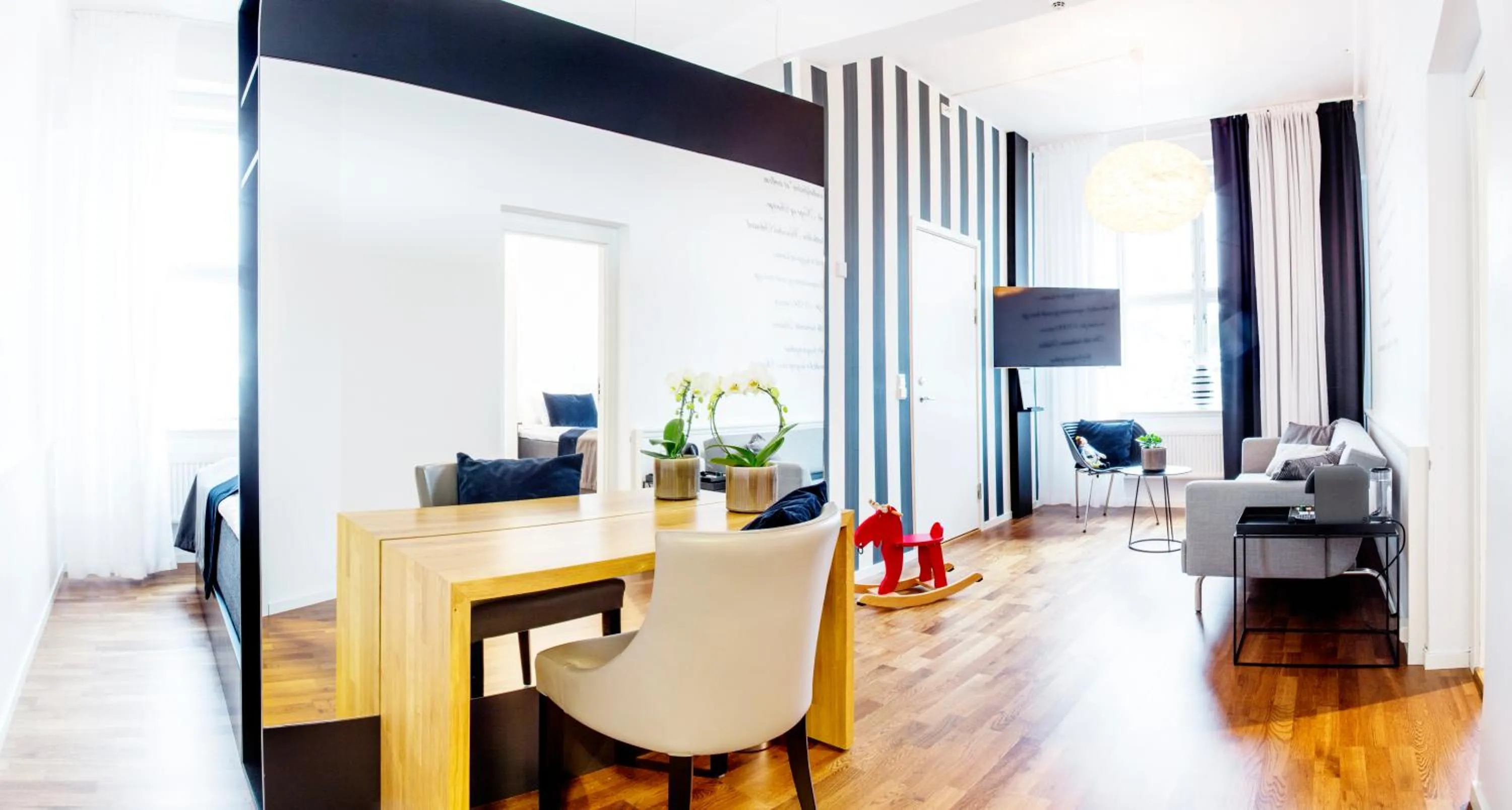 Bed in Fredriksten Hotell