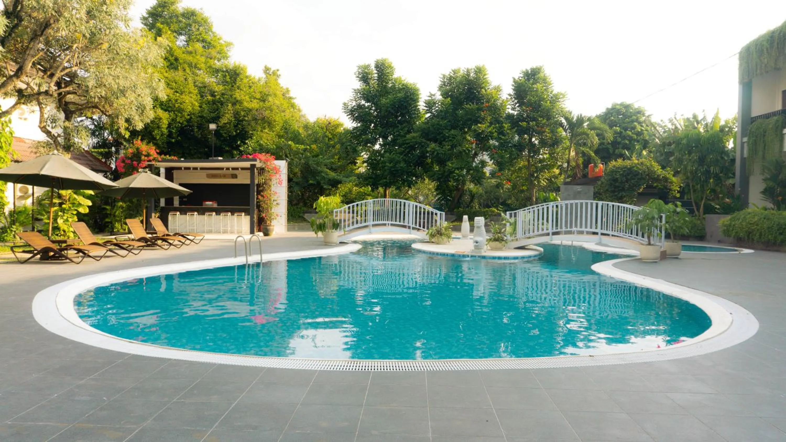 Pool view in LPP Garden Hotel