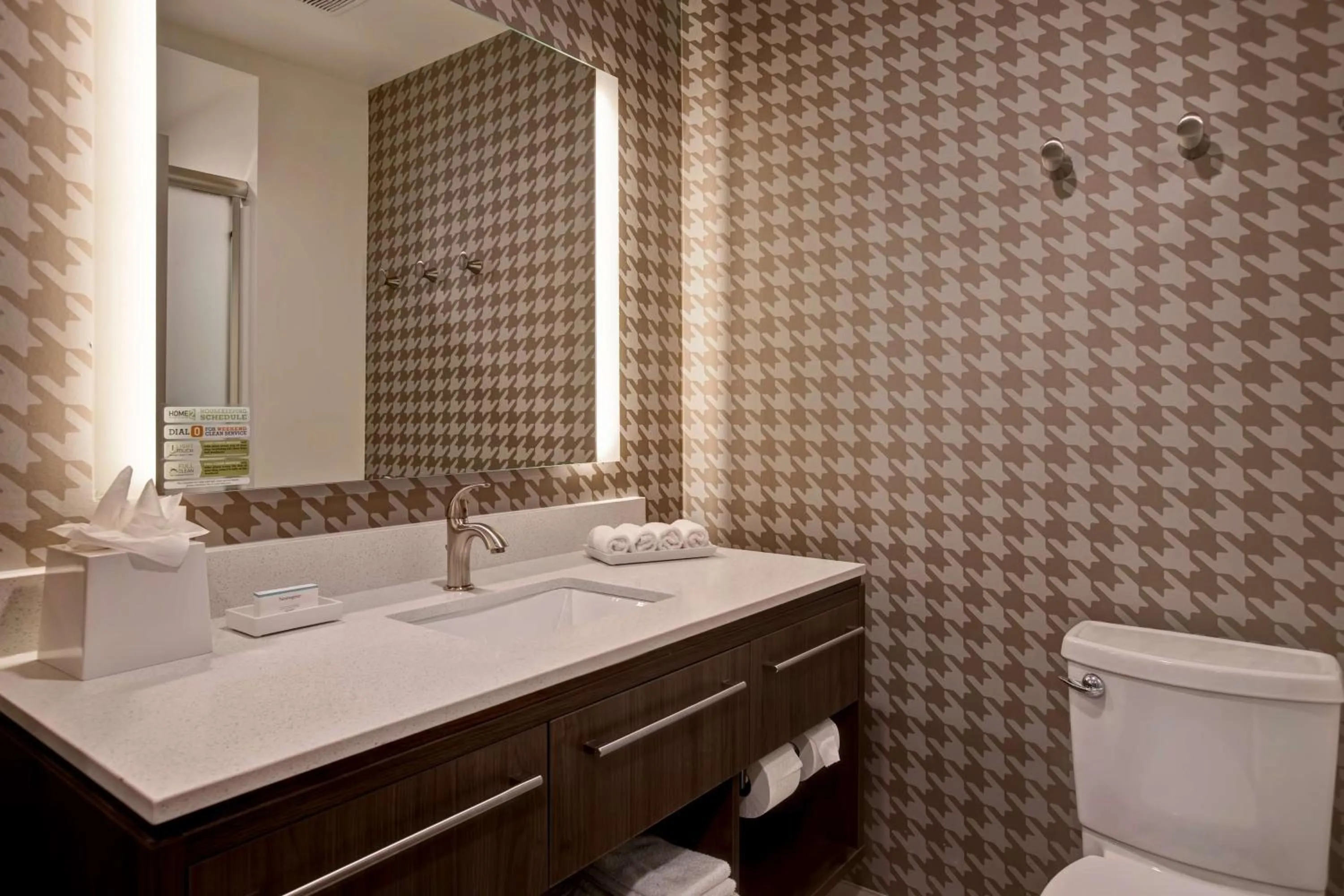 Bathroom in Home2 Suites By Hilton Charlotte Northlake