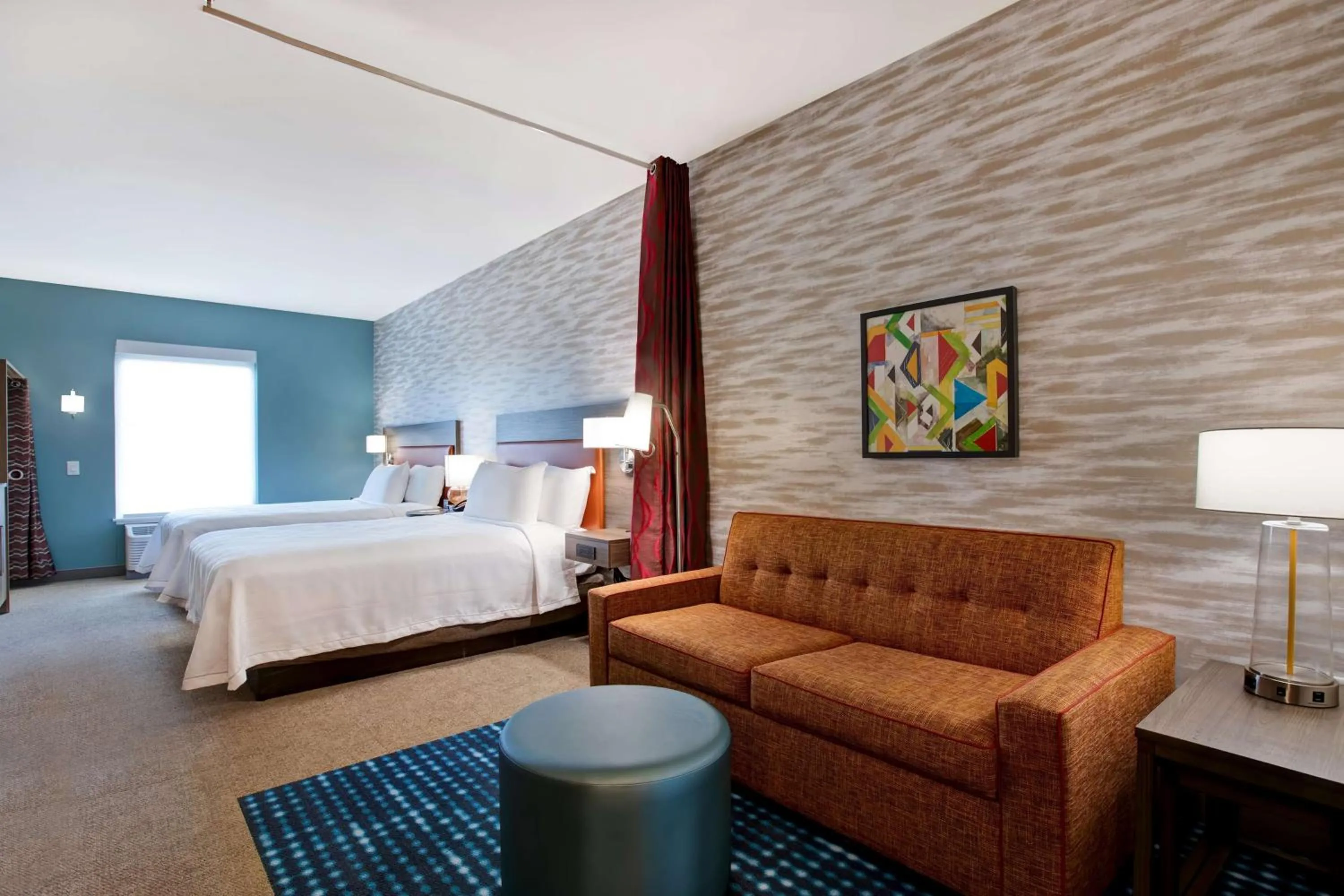 Bed in Home2 Suites By Hilton Charlotte Northlake