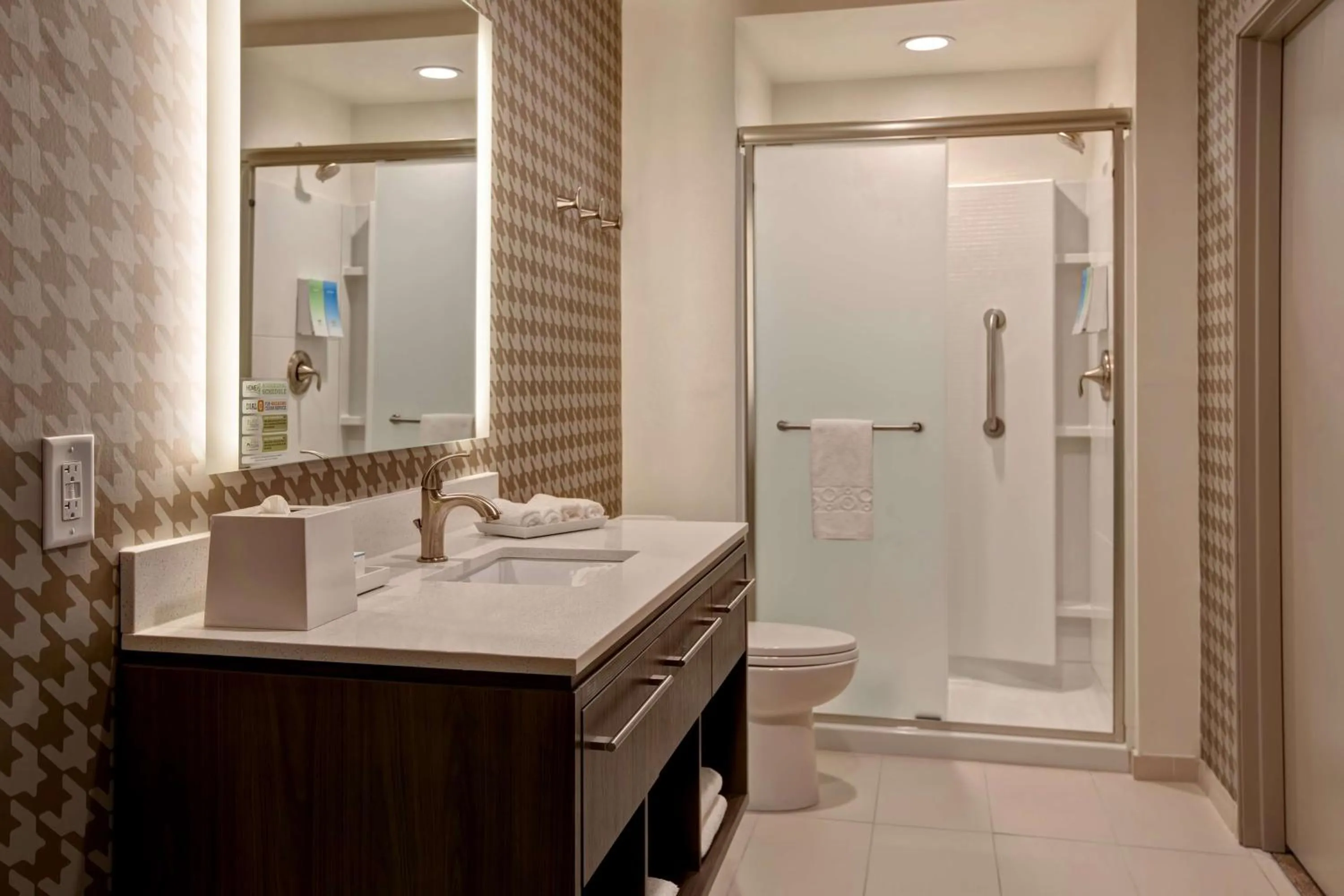 Bathroom in Home2 Suites By Hilton Charlotte Northlake