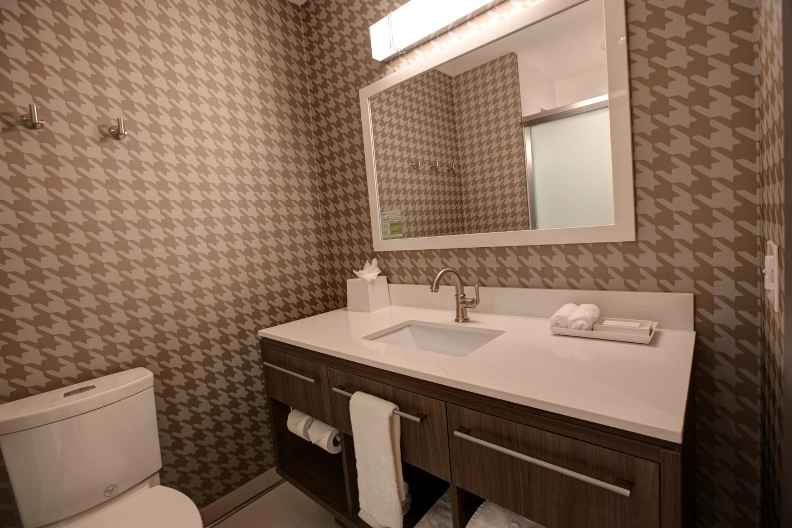 Bathroom in Home2 Suites By Hilton Charlotte Uptown