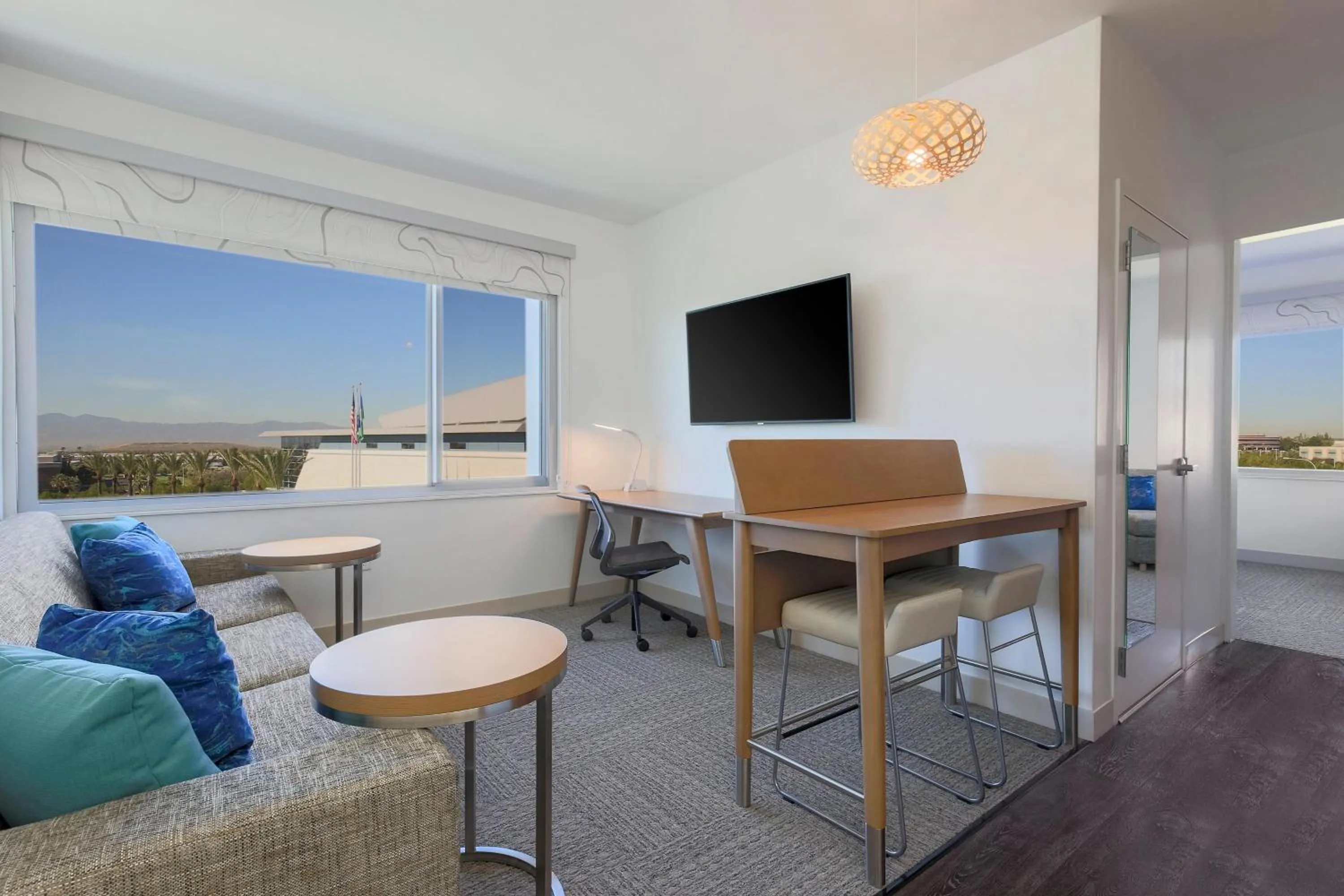 Living room in Element Ontario Rancho Cucamonga