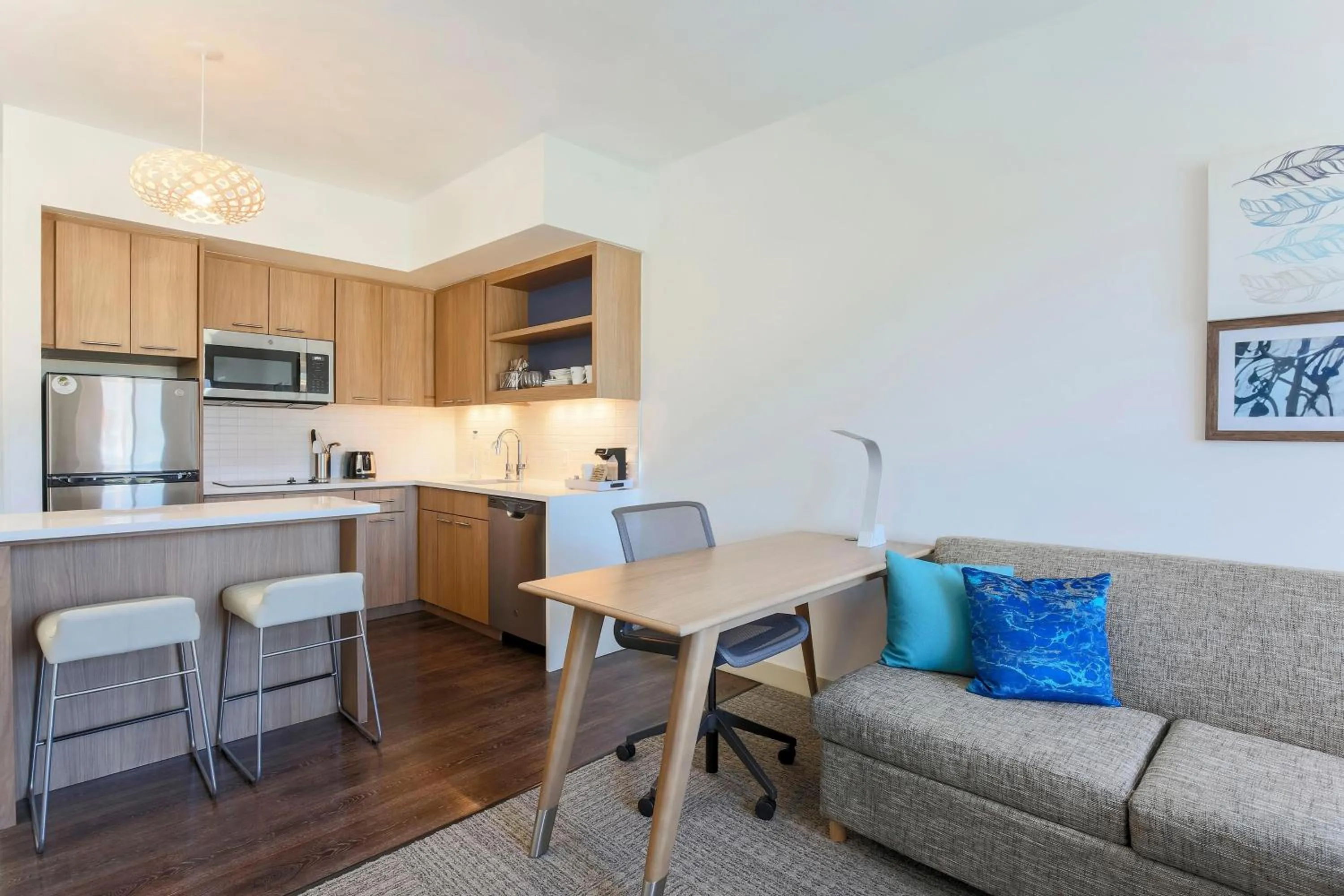 Bedroom in Element Ontario Rancho Cucamonga