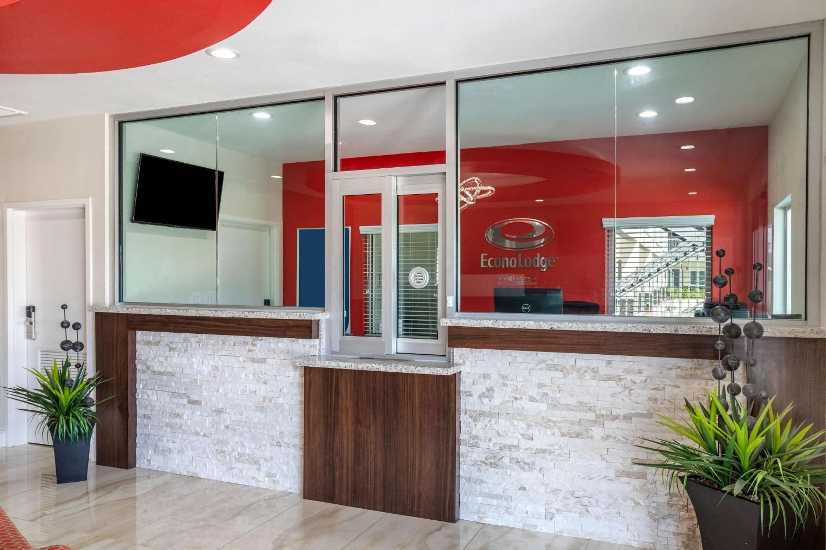 Lobby or reception in Econo Lodge Houston Northwest - Cypress