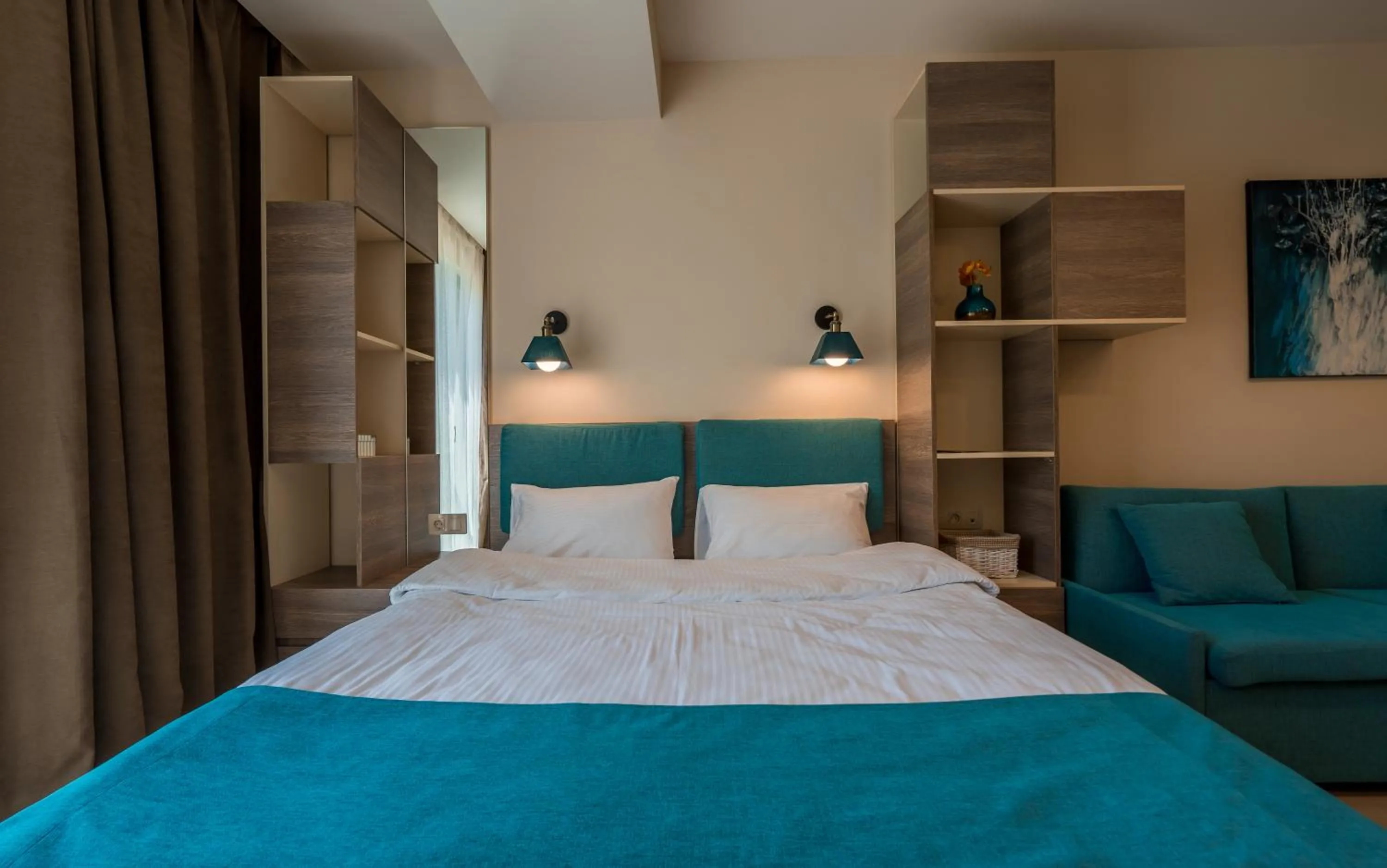 Bed in SkyTop Studios