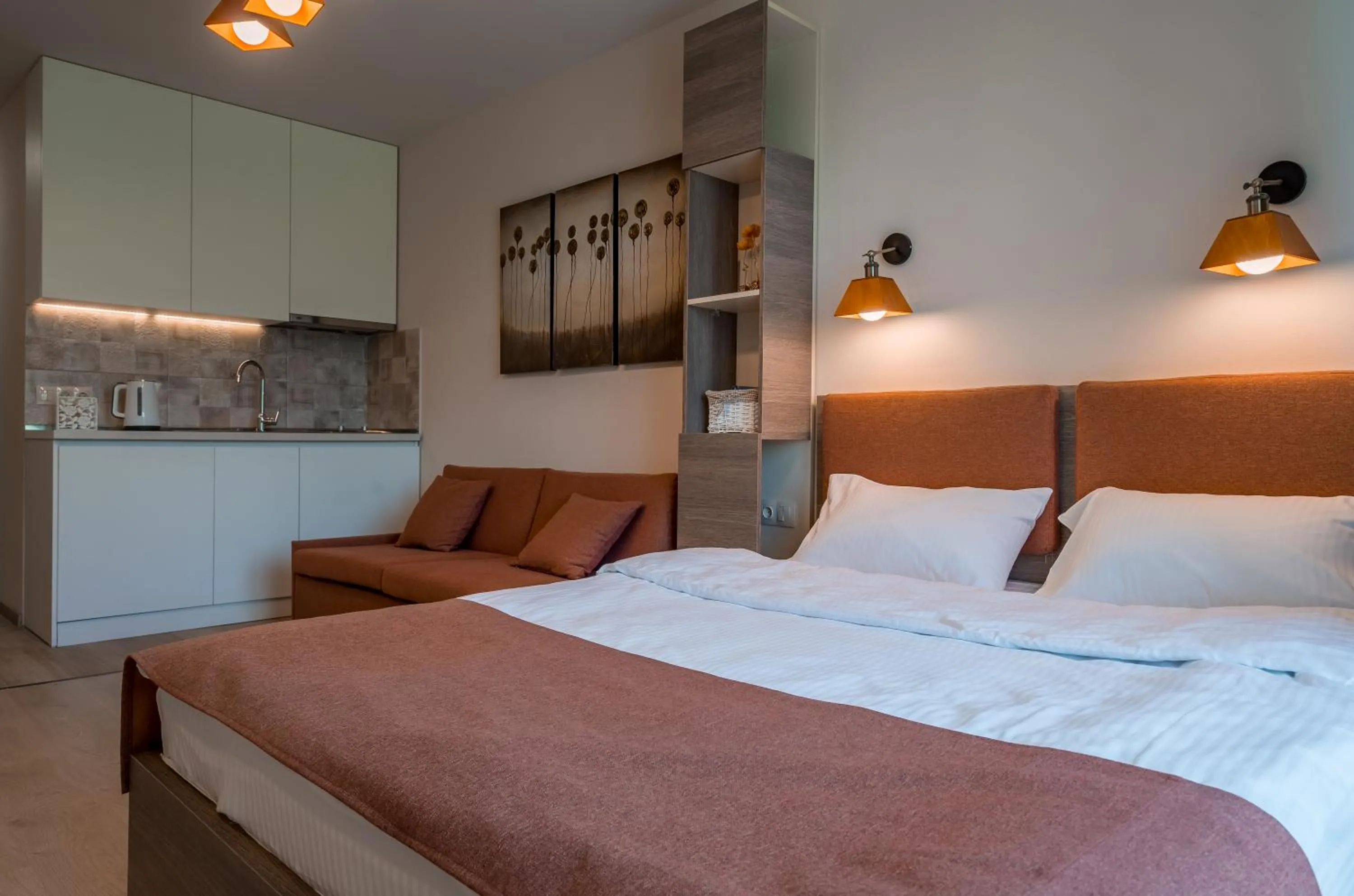 Bed in SkyTop Studios