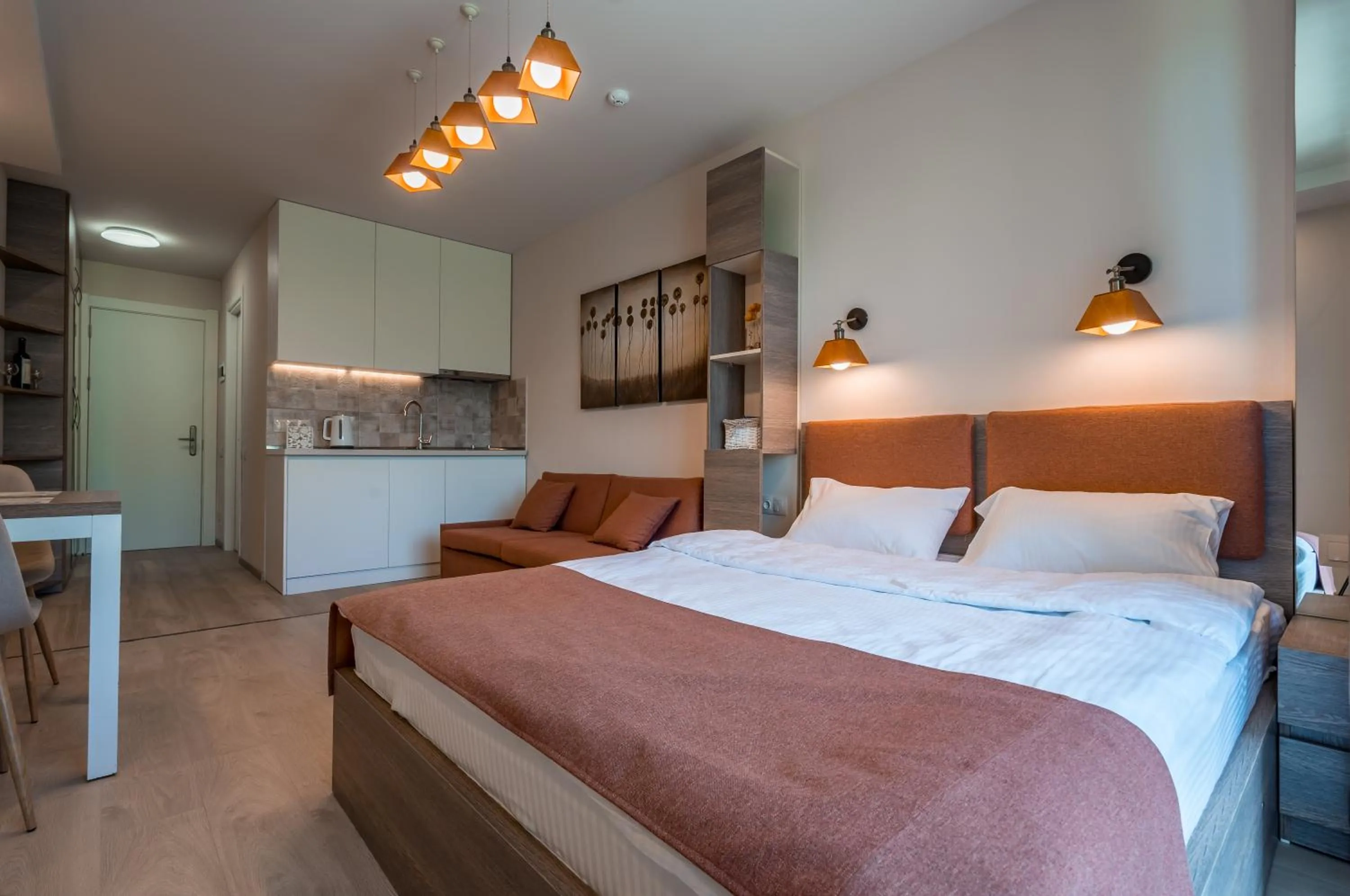 Bed in SkyTop Studios