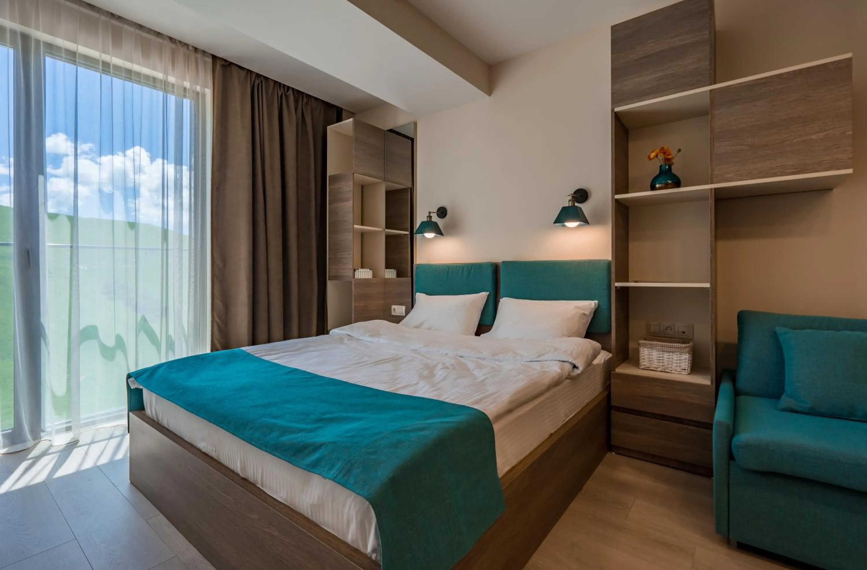 Bed in SkyTop Studios