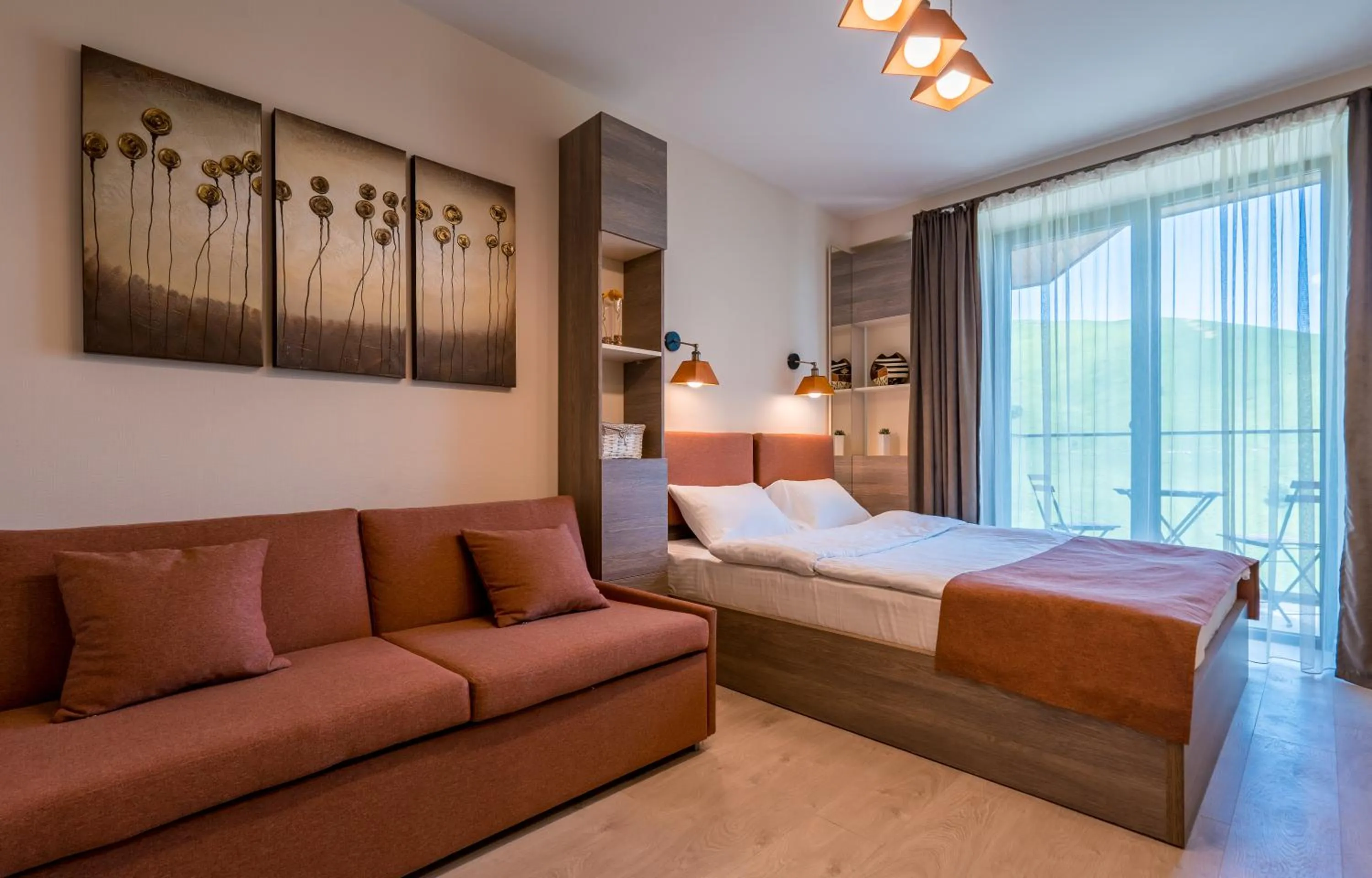 Bed in SkyTop Studios