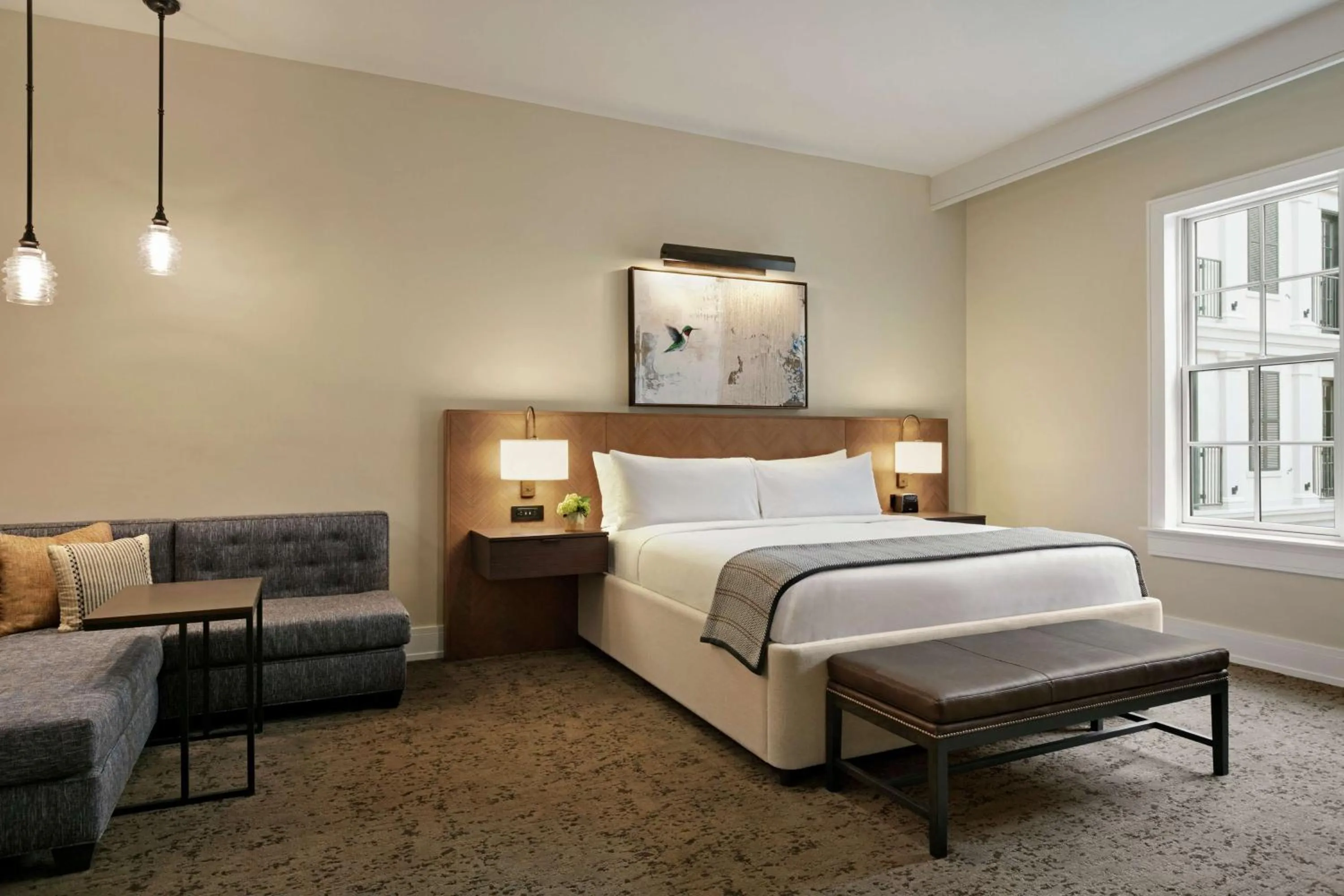 Bed in The Harpeth Franklin Downtown, Curio Collection by Hilton