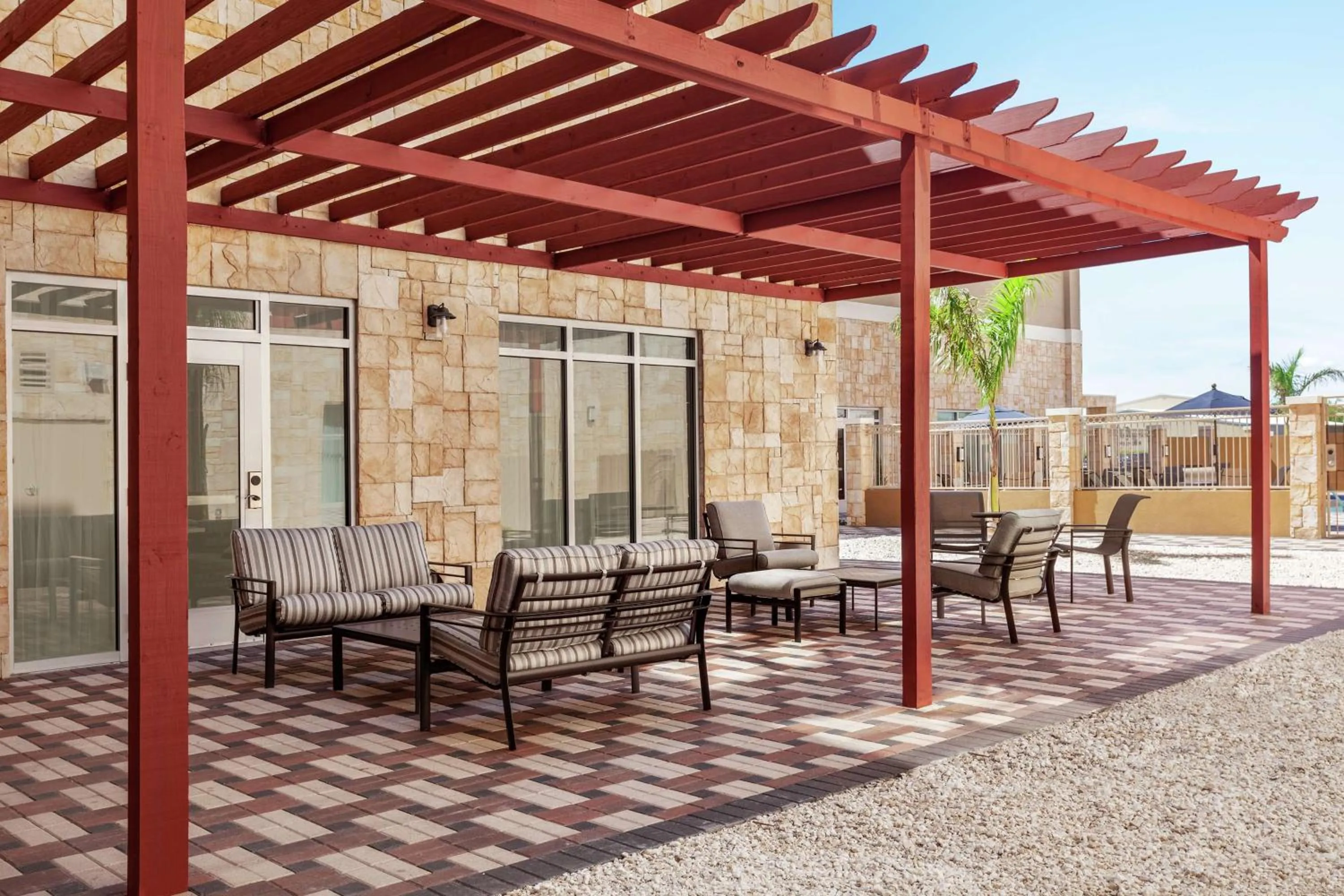 Patio in Homewood Suites By Hilton Harlingen
