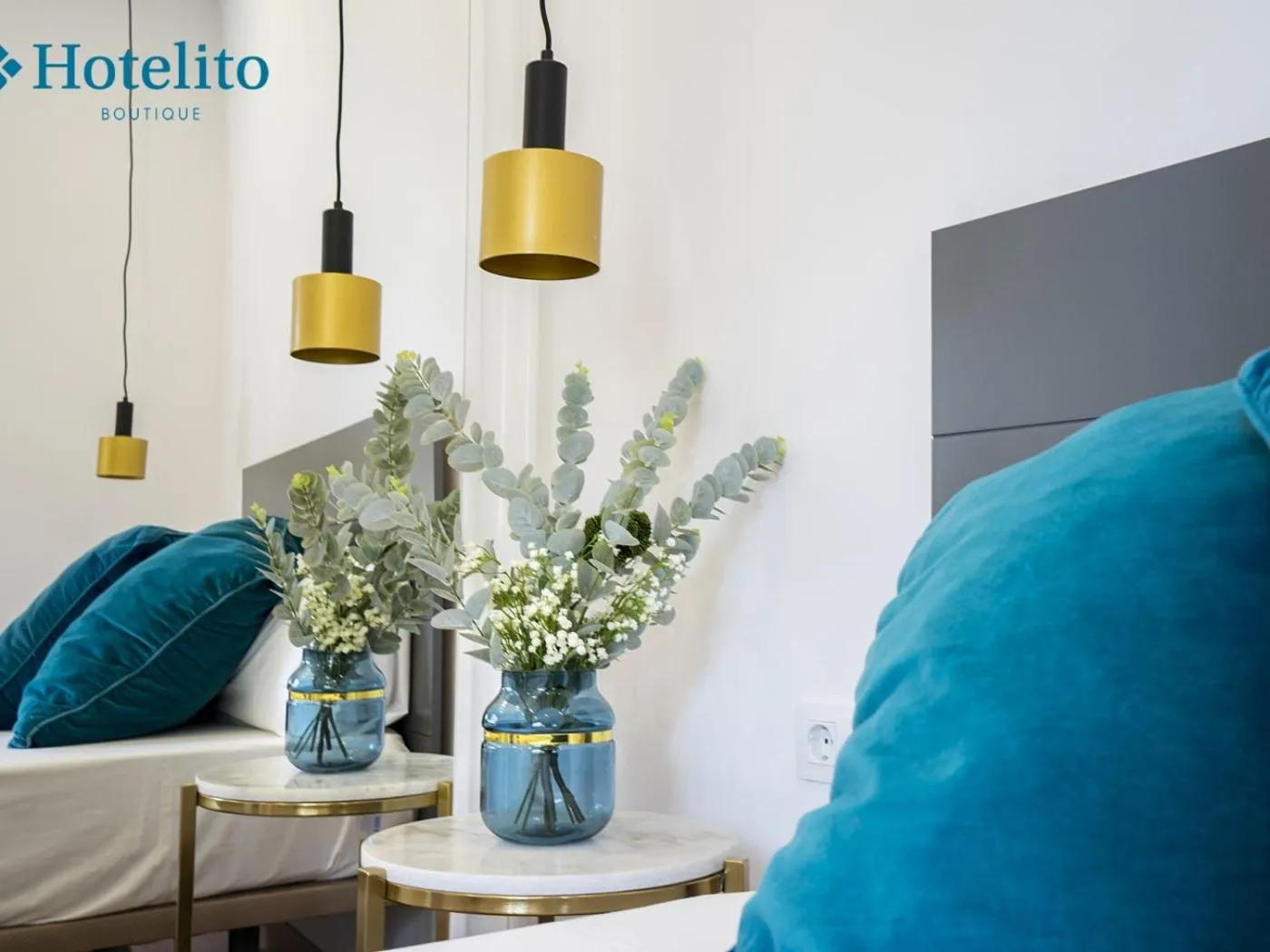 Bed in Hotelito Boutique Badalona Mar