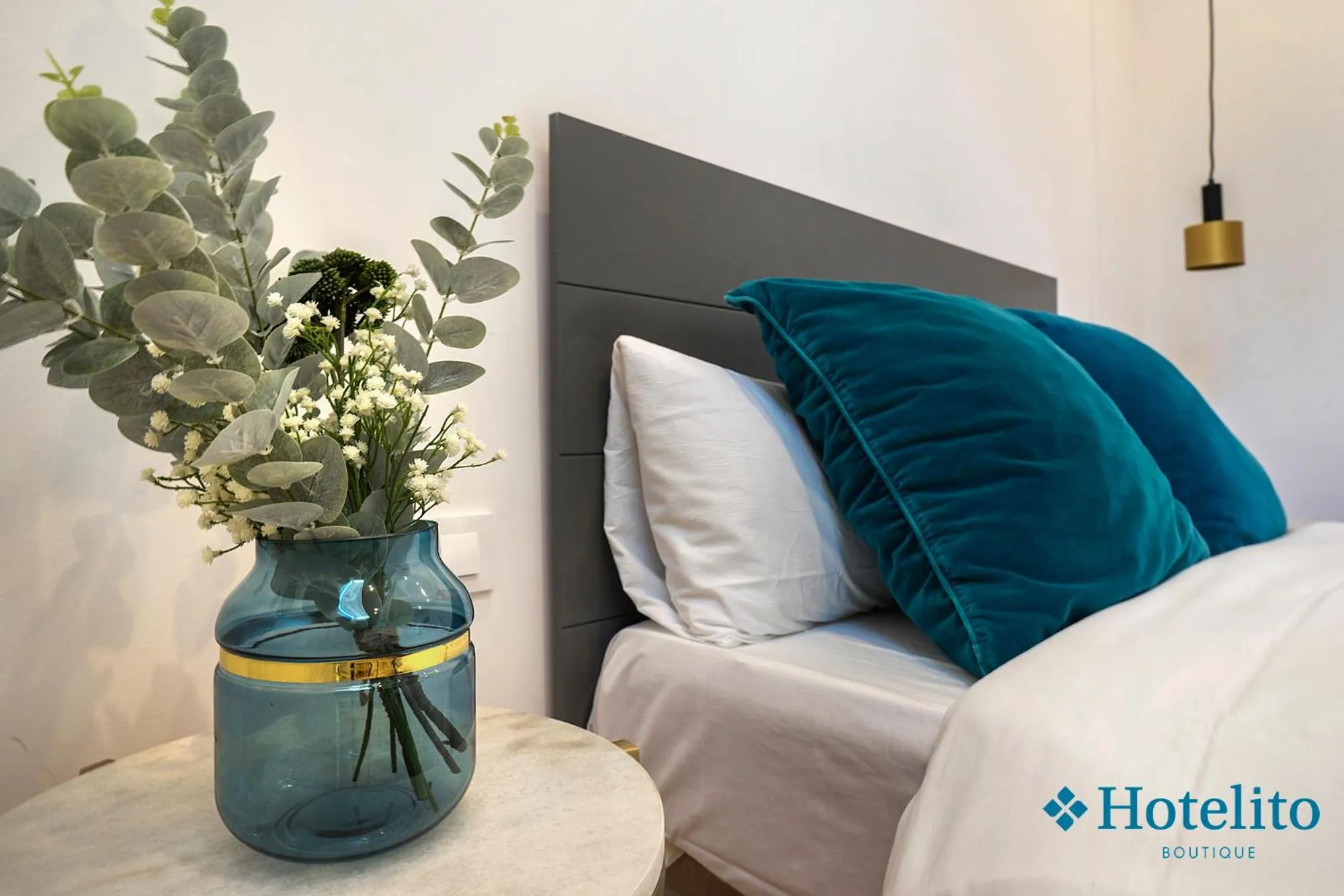 Bed in Hotelito Boutique Badalona Mar