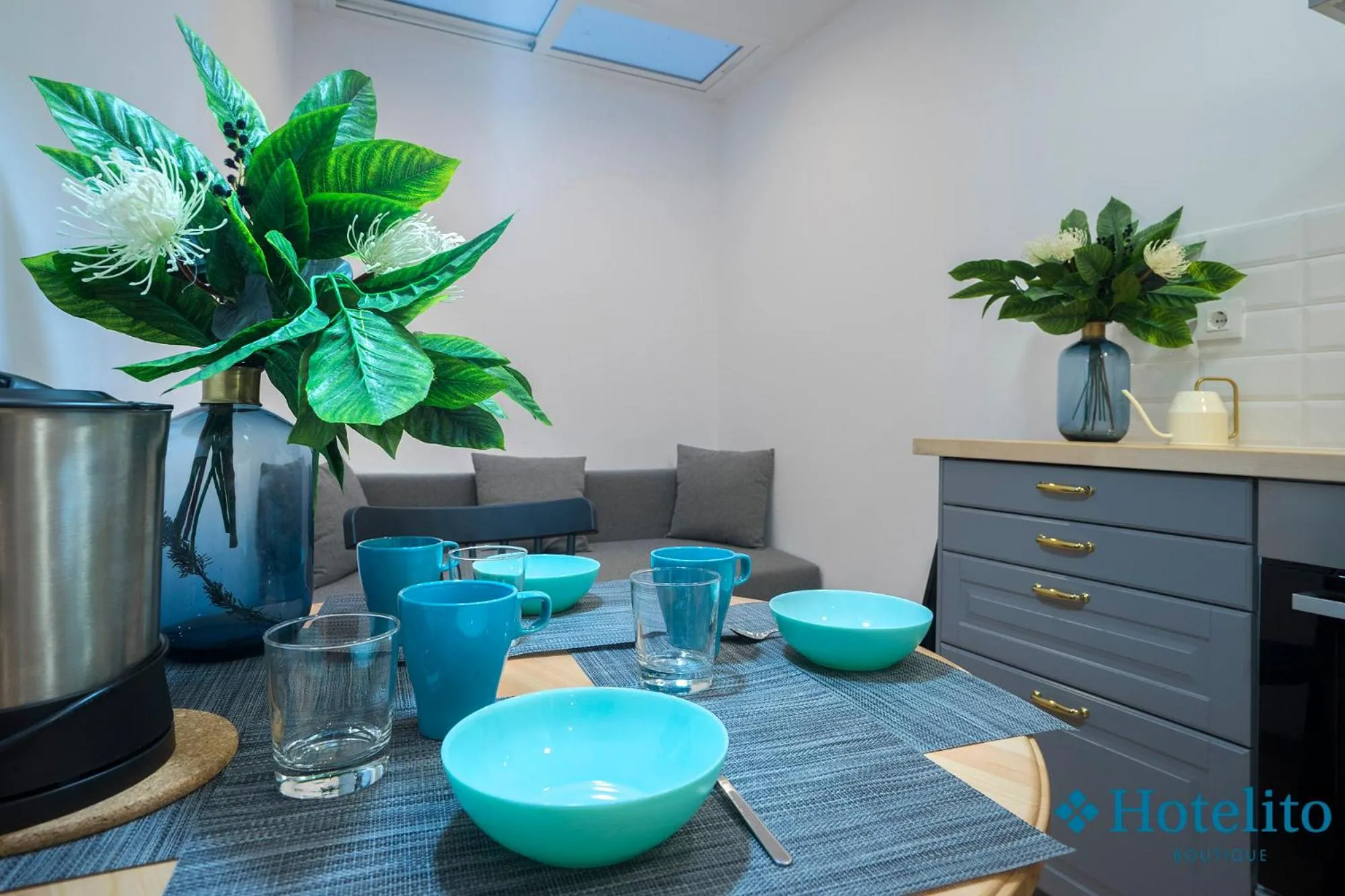 kitchen in Hotelito Boutique Badalona Mar