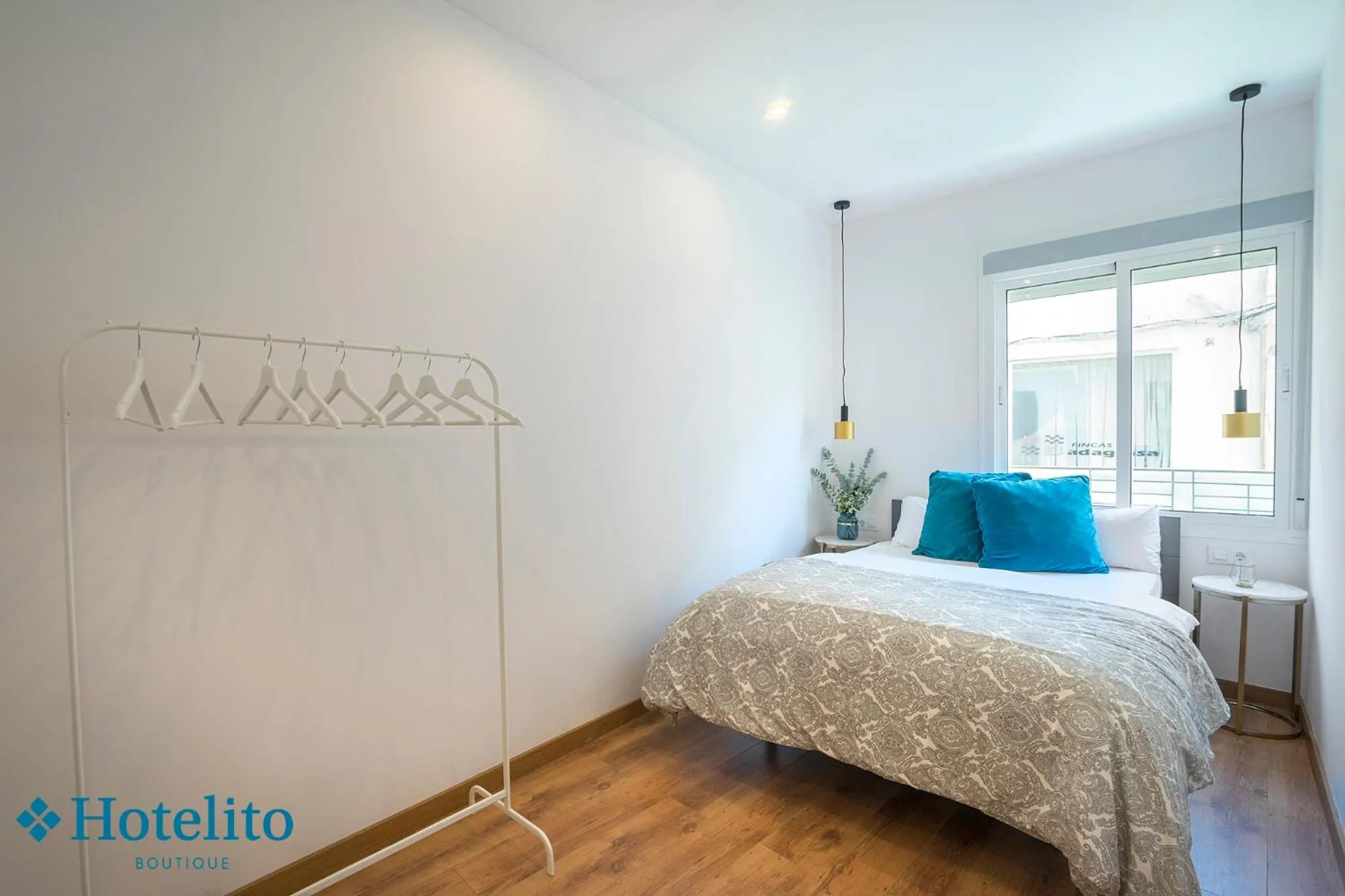 Bedroom, Bed in Hotelito Boutique Badalona Mar