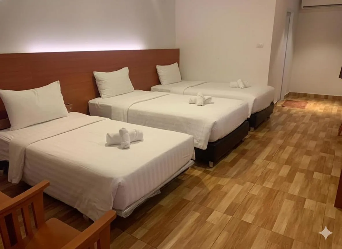 Bed in Don Mueang Place Hotel