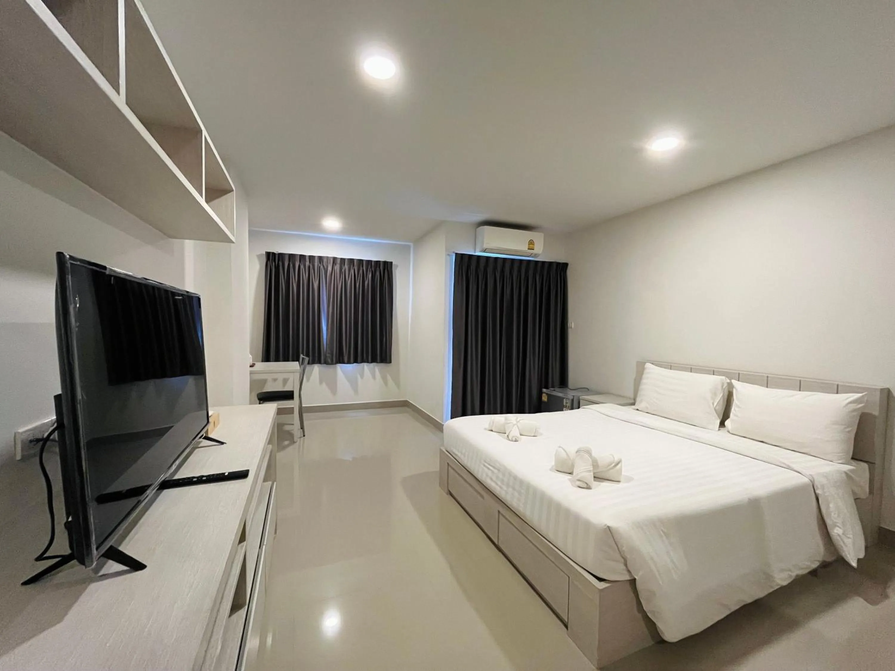 Bed in Don Mueang Place Hotel