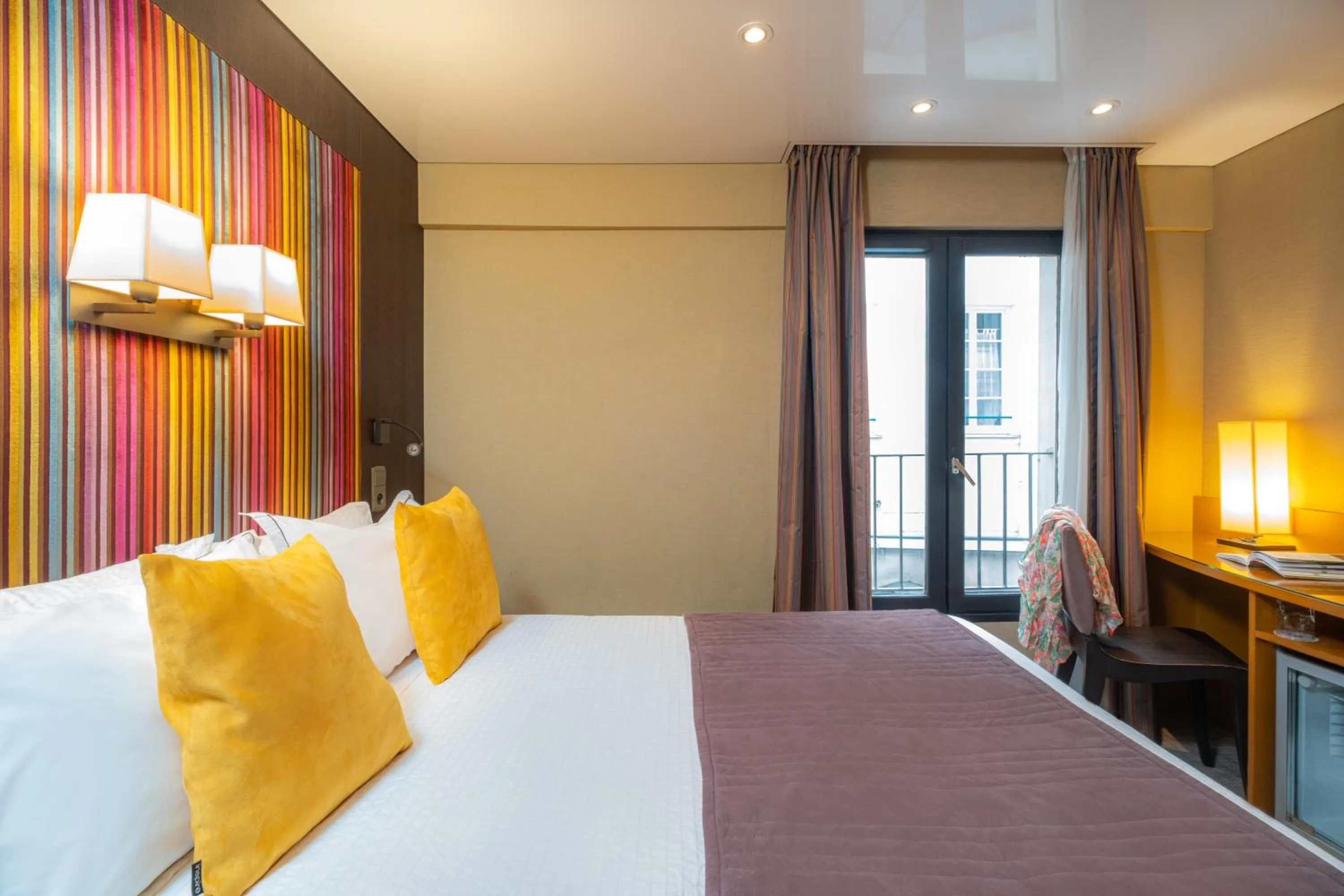 Bed in Hôtel Du Vieux Saule