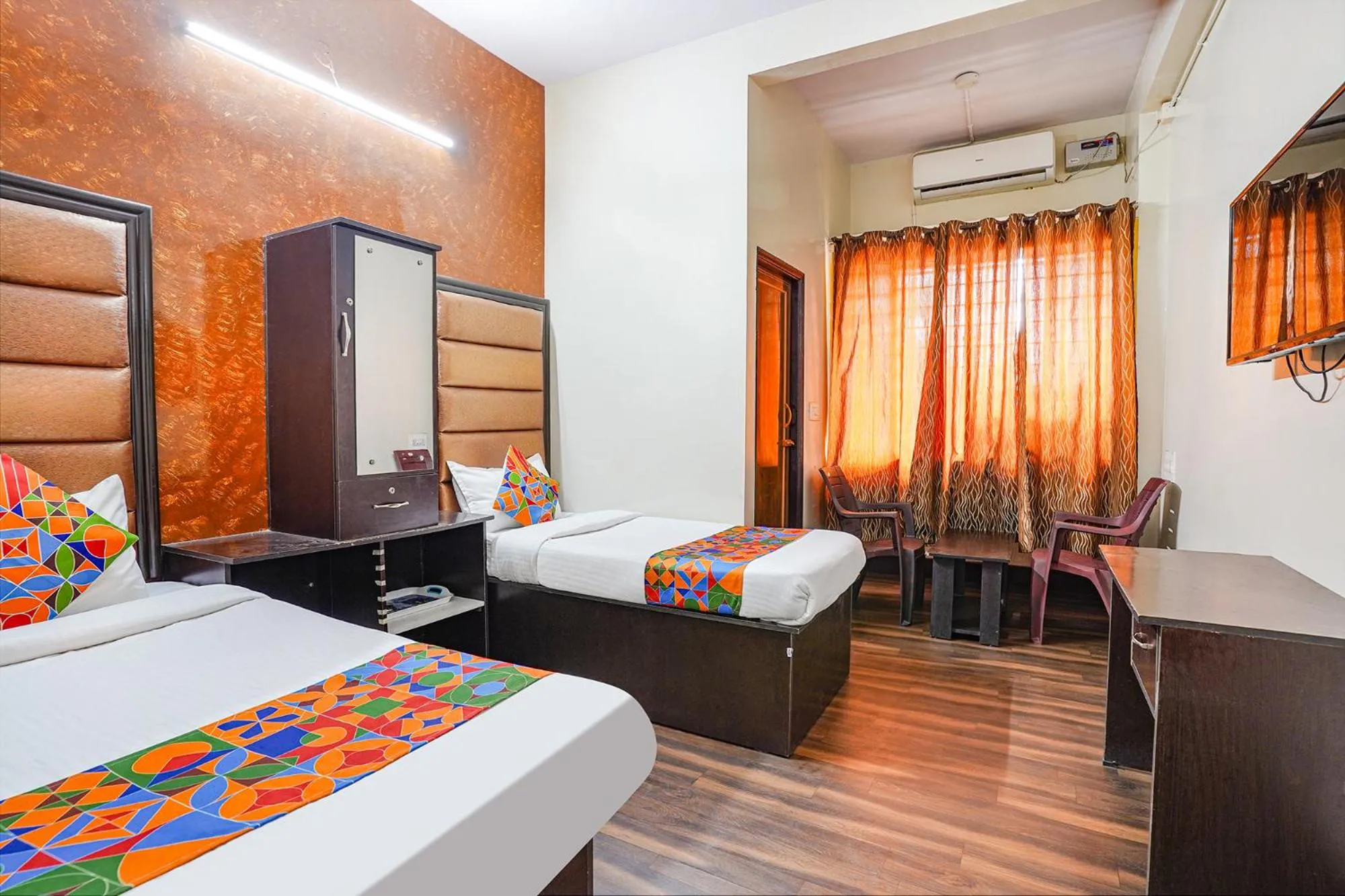 Bed in FabHotel Pavithraa Edition - Nr Yeshwantpur Circle