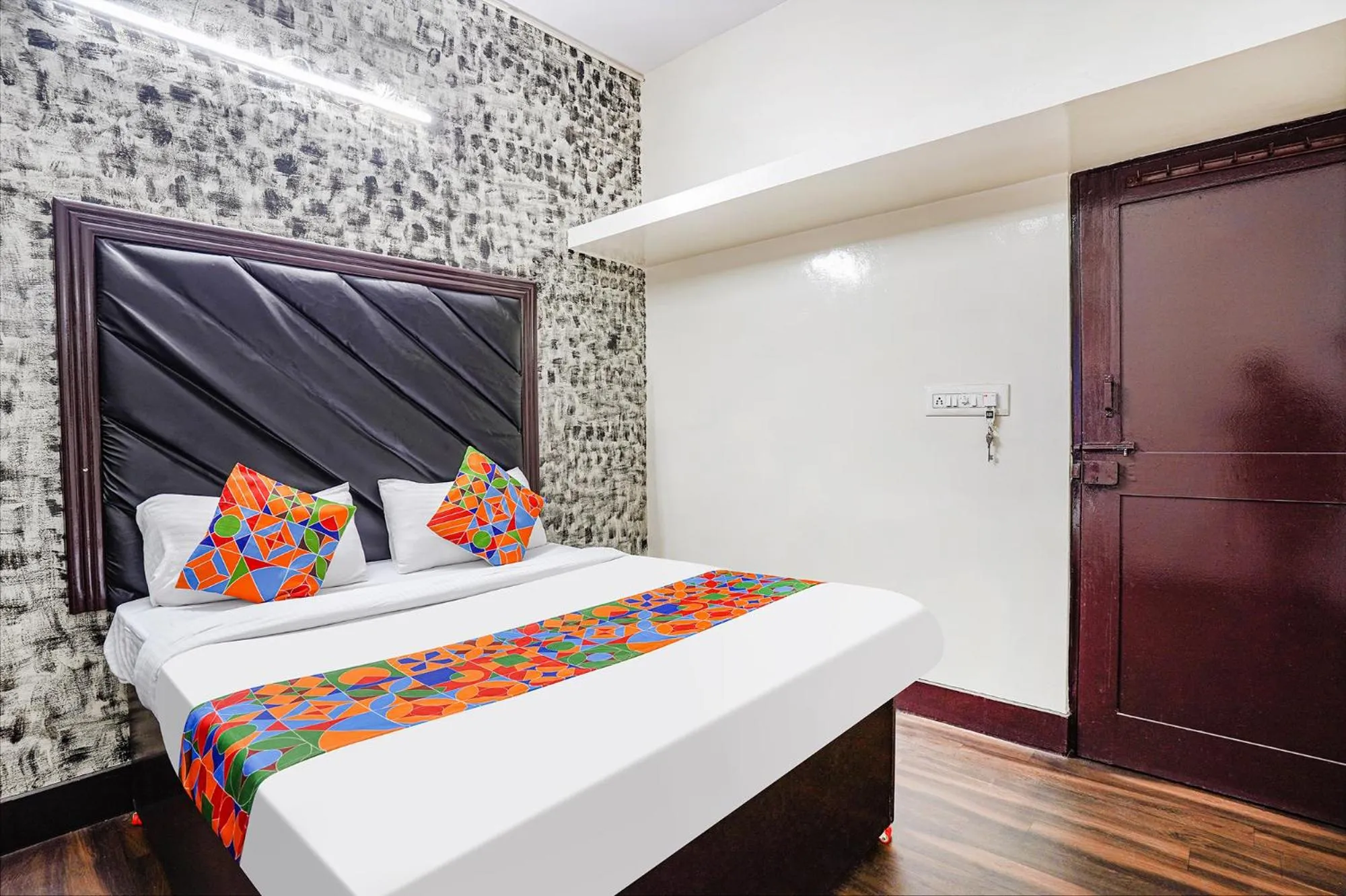 Bed in FabHotel Pavithraa Edition - Nr Yeshwantpur Circle