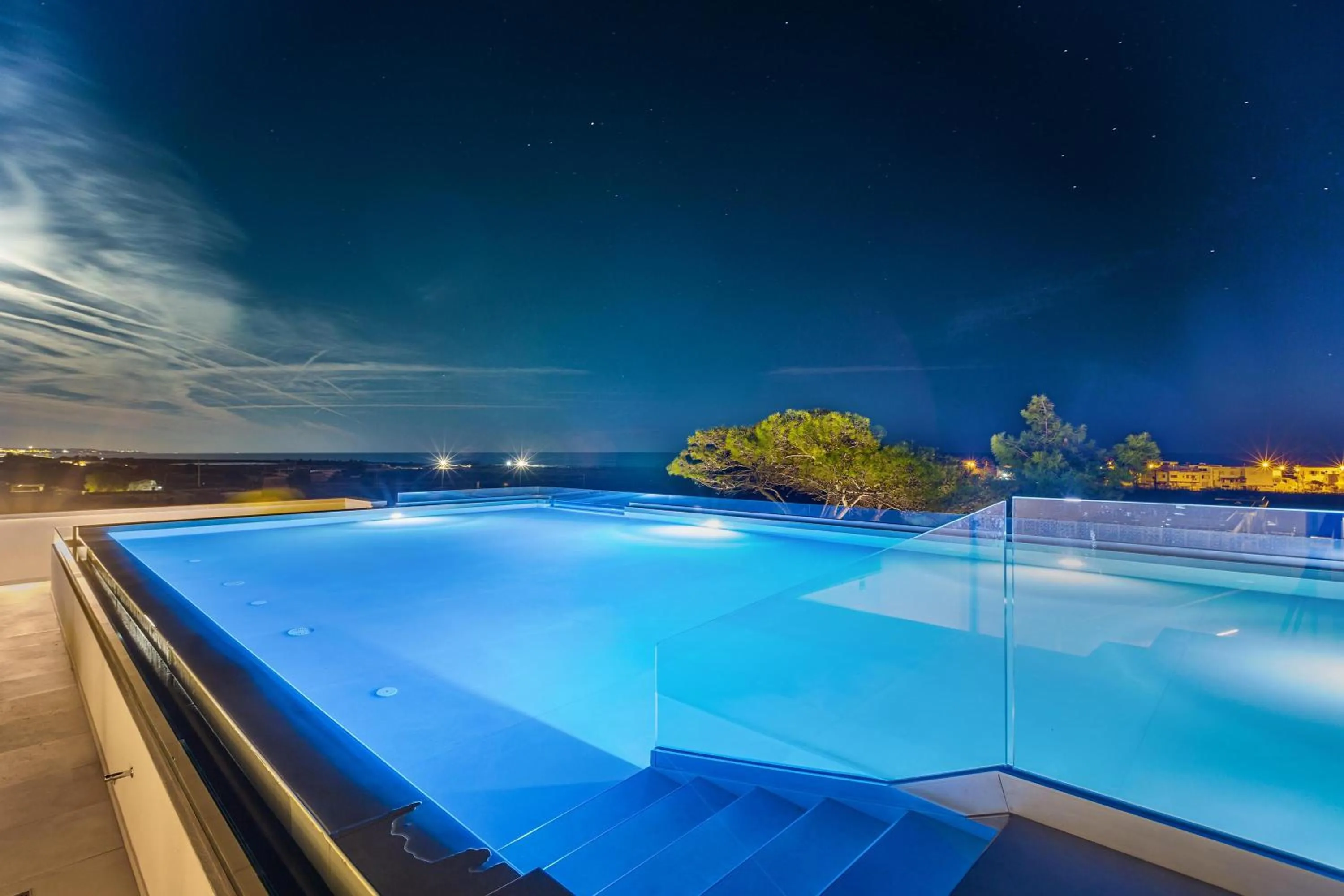 Pool view in Perla Saracena Hotel & Restaurant