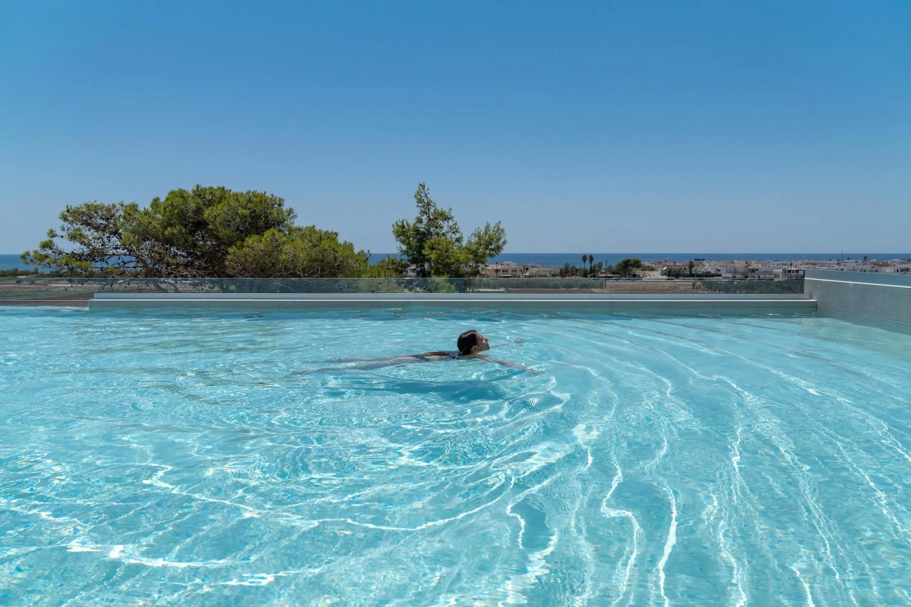 Swimming pool in Perla Saracena Hotel & Restaurant