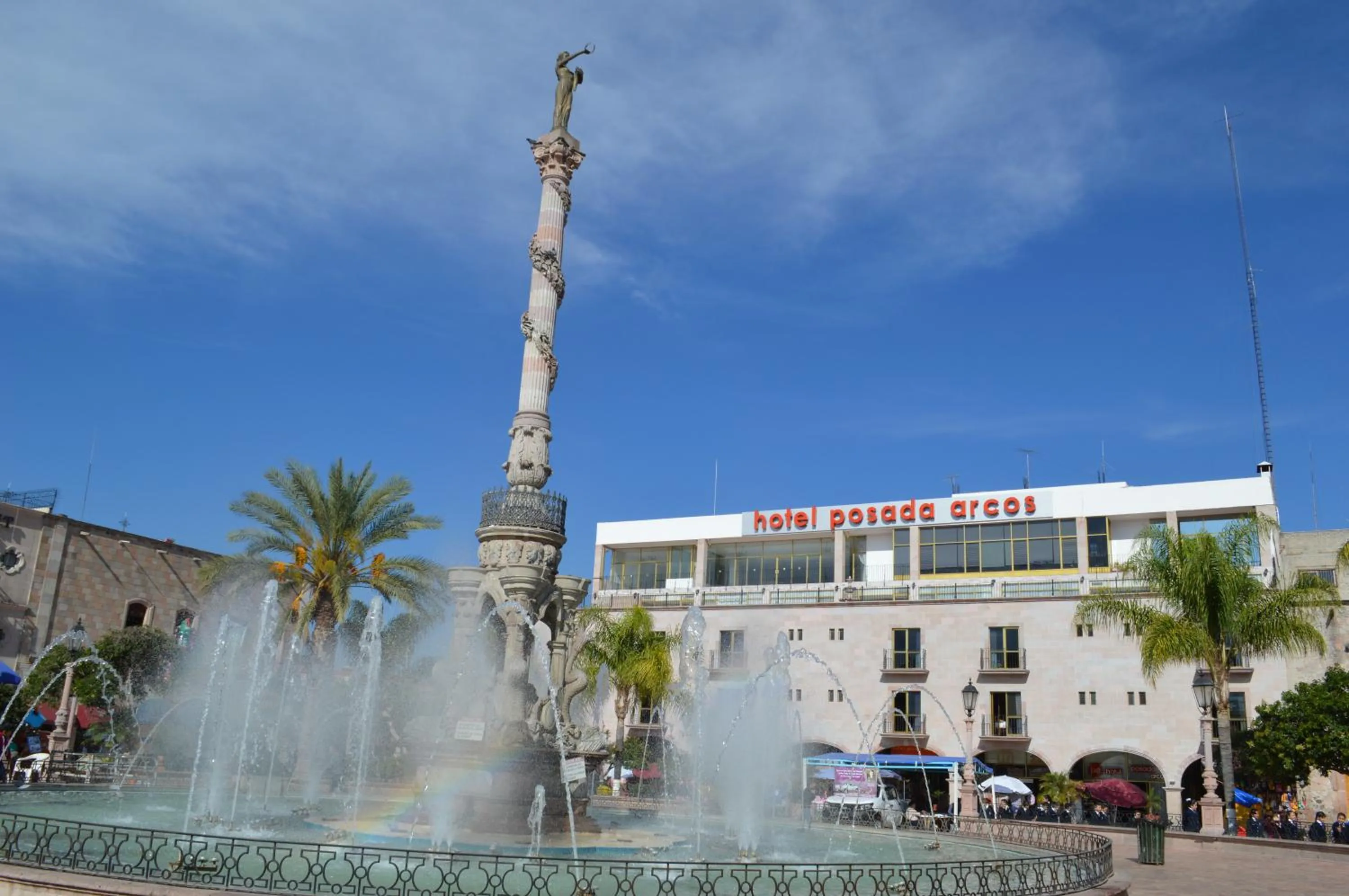 Property building in Hotel Posada Arcos
