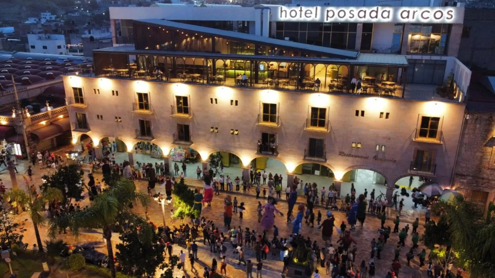 Restaurant/places to eat in Hotel Posada Arcos