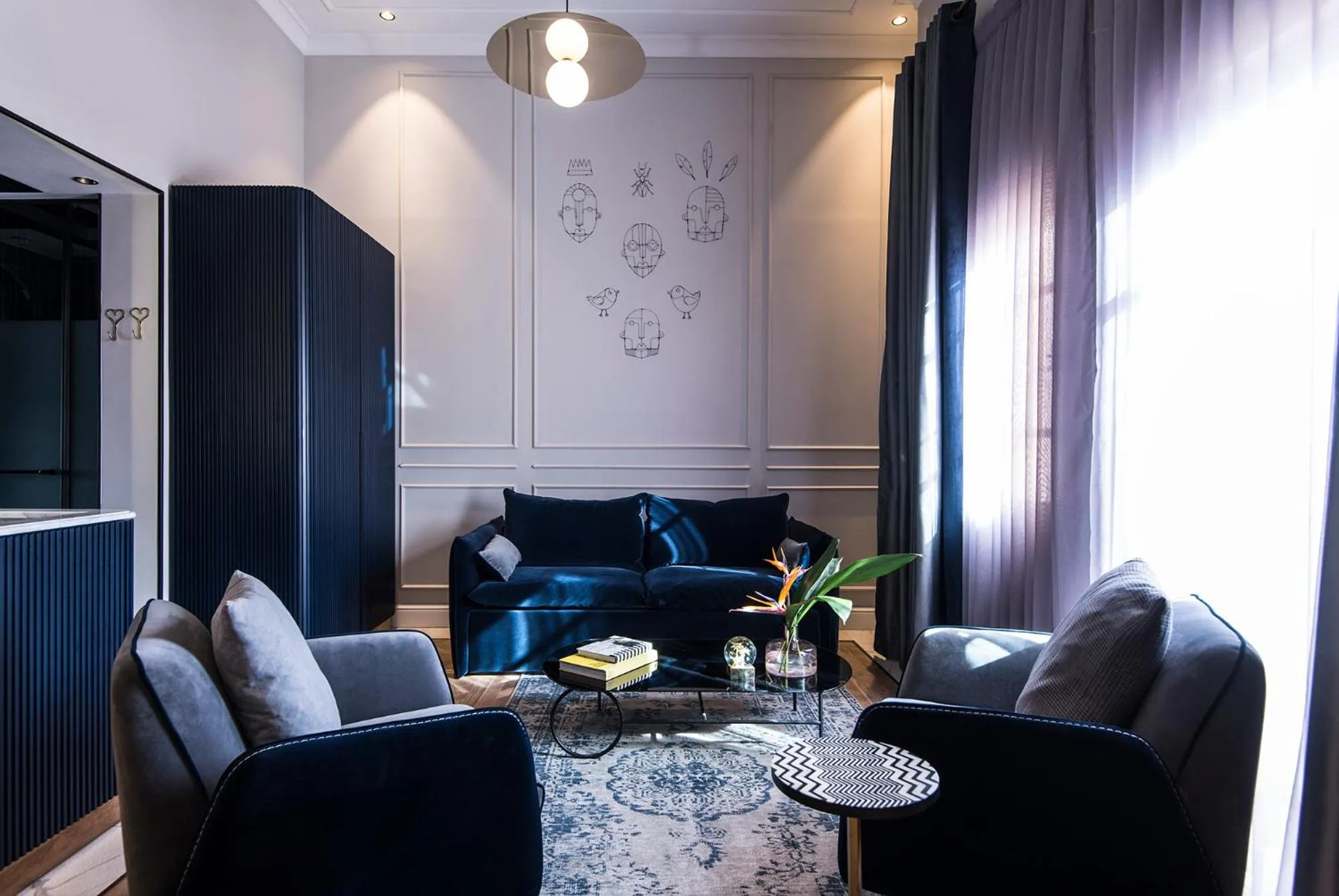 Living room in Elmina Hotel Jaffa