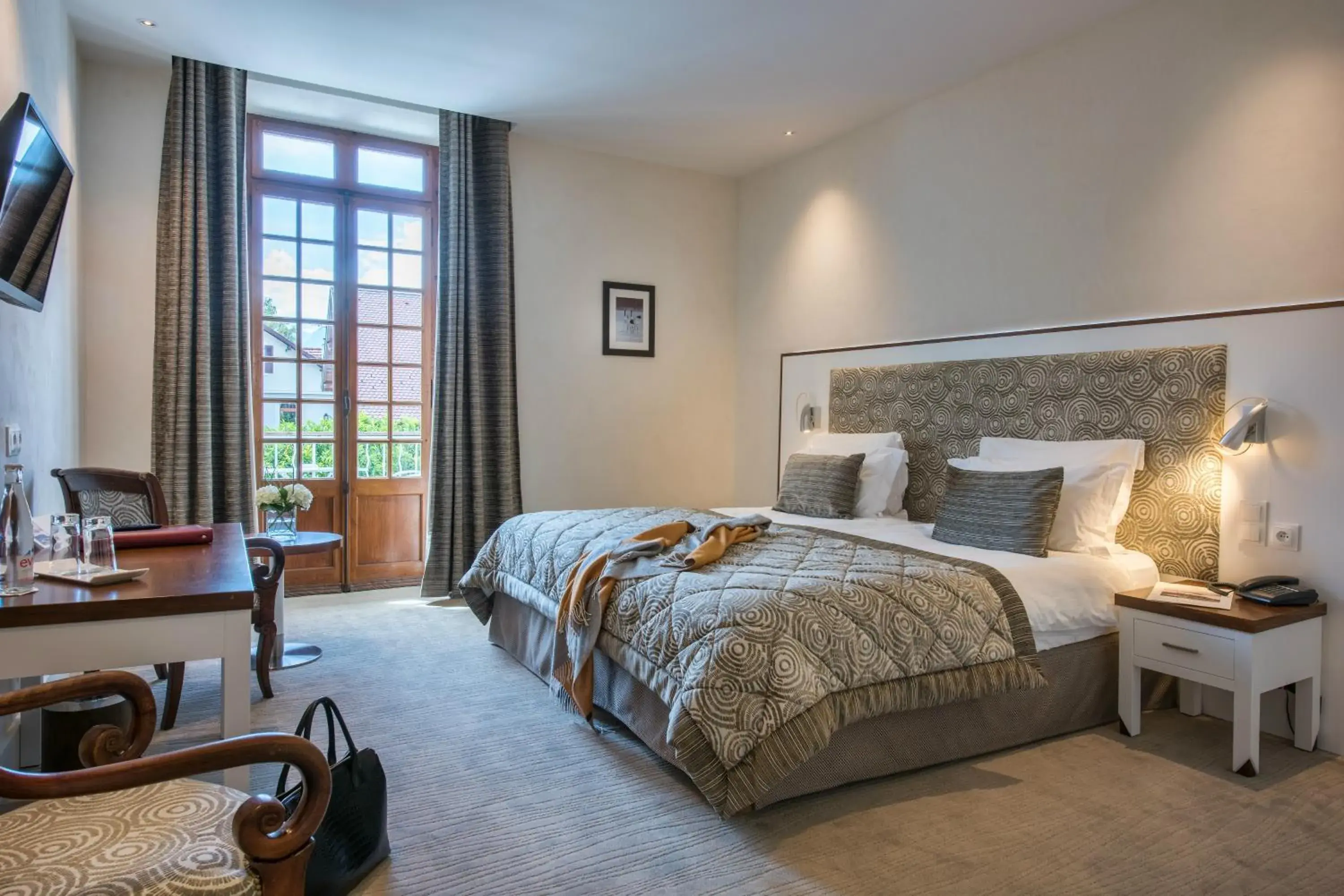 Double with Garden View in Abbaye de Talloires Double with Garden View in Abbaye de Talloires