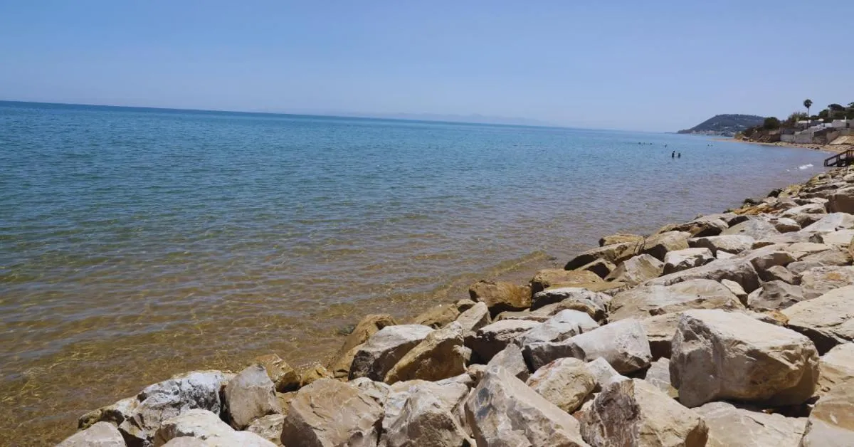 Beach in La Tour Blanche