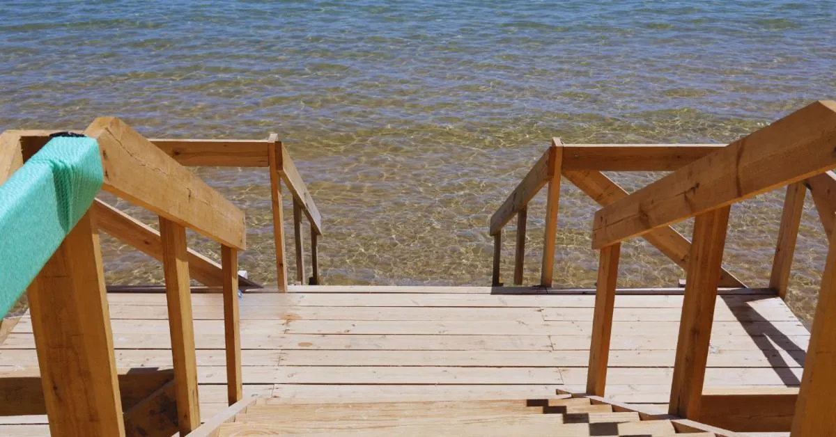 Beach in La Tour Blanche