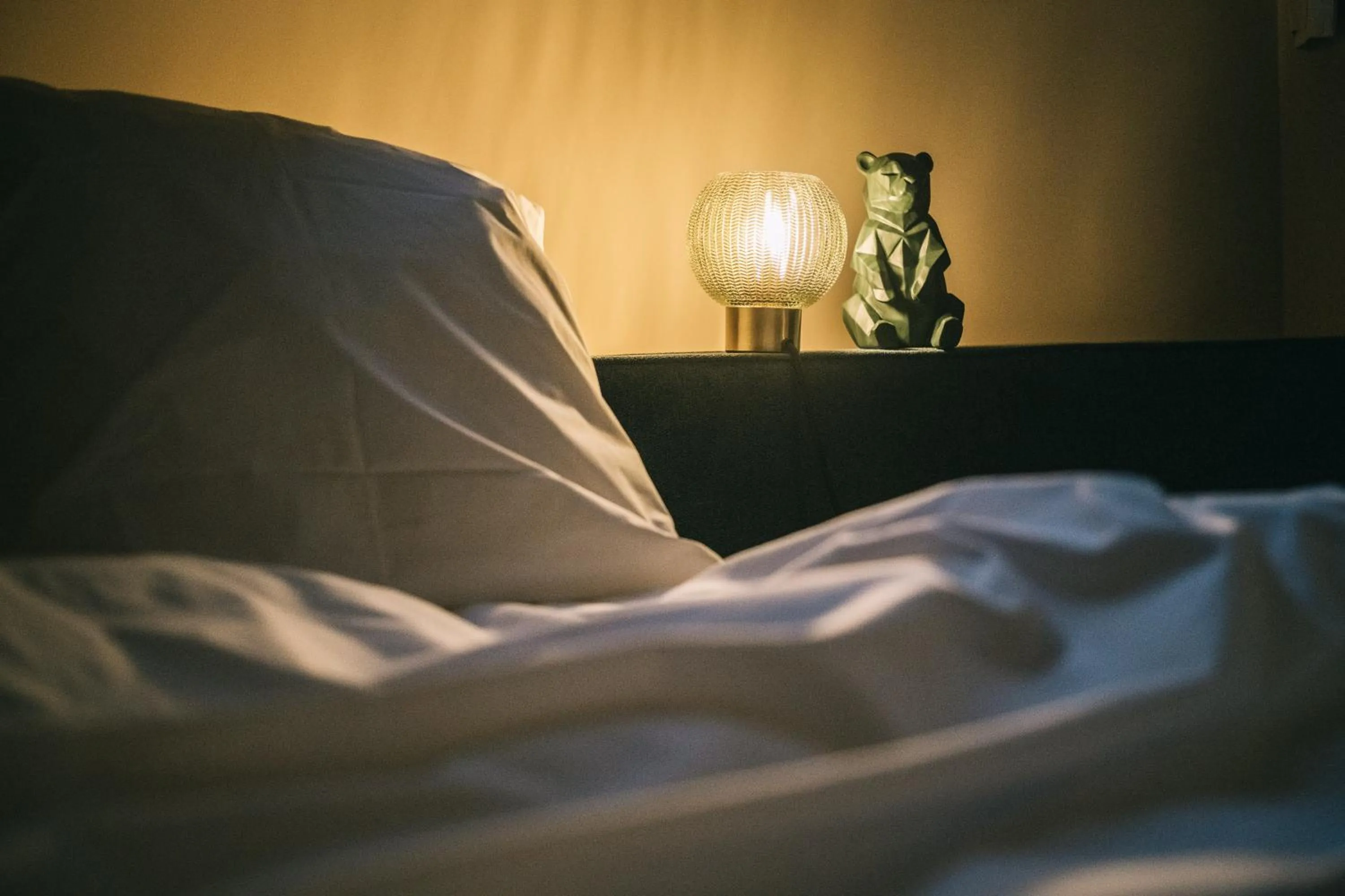 Bed in Getaway Studios Gent