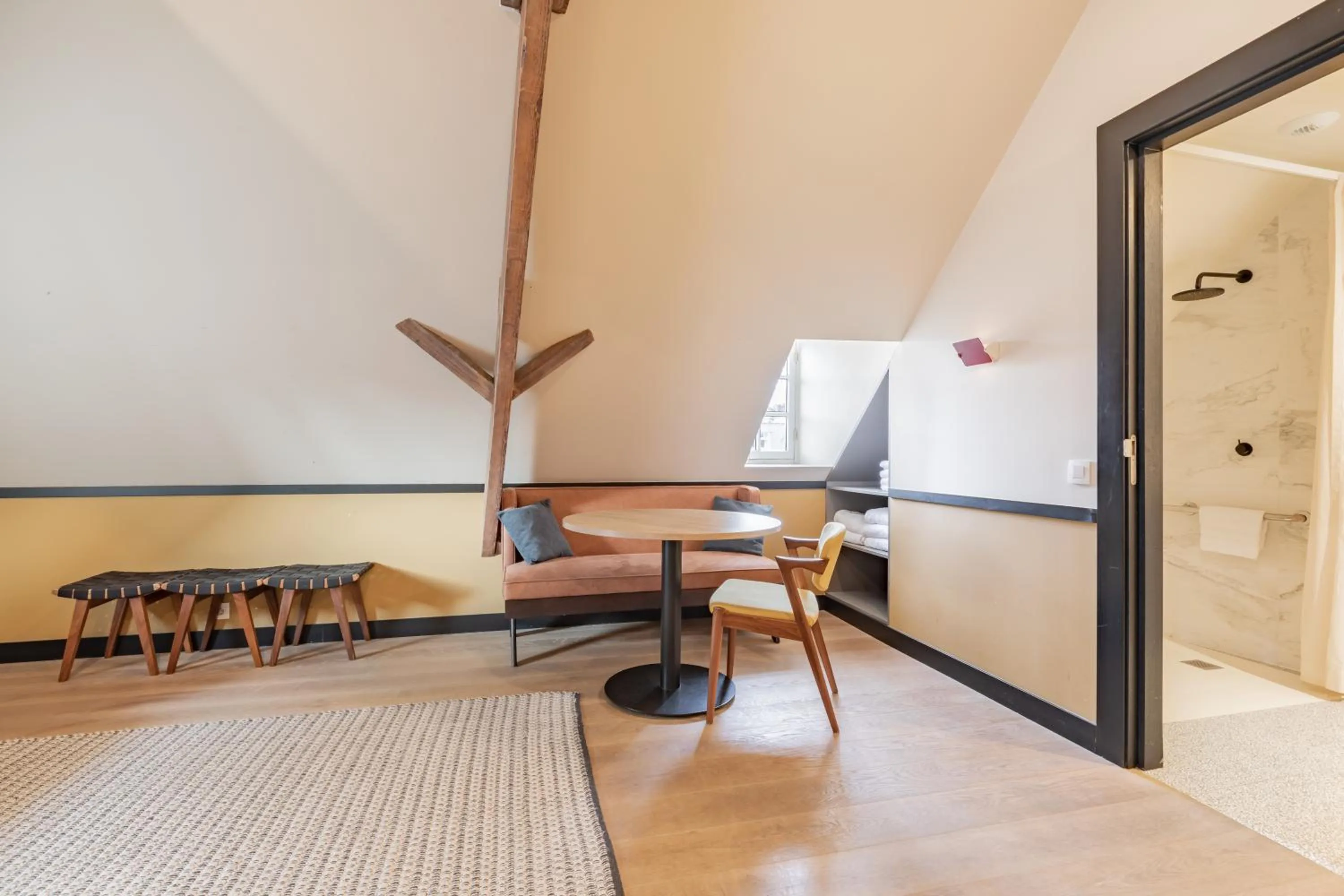 Seating area in Getaway Studios Gent