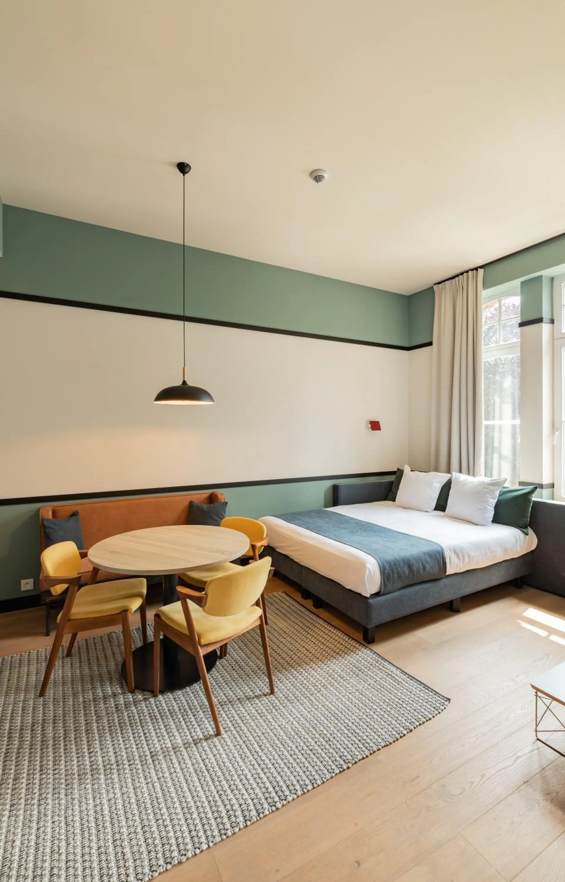 Bed in Getaway Studios Gent