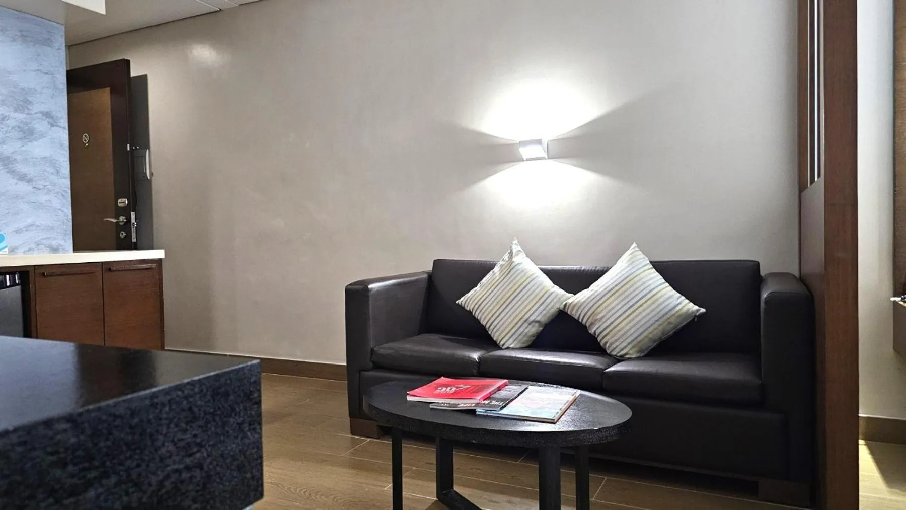 Living room in Microtel by Wyndham Acropolis