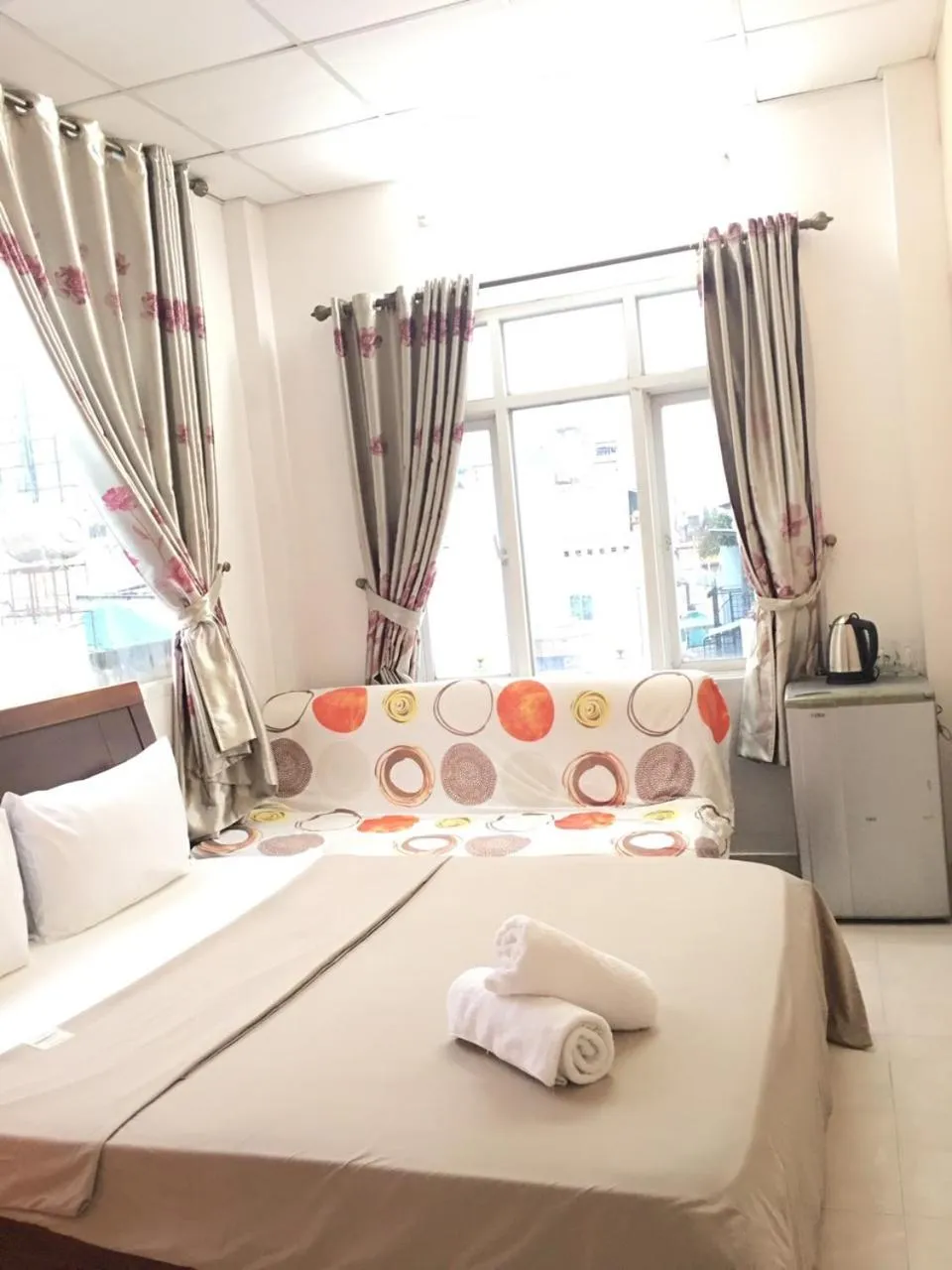 Bed in Thanh Ha Guesthouse