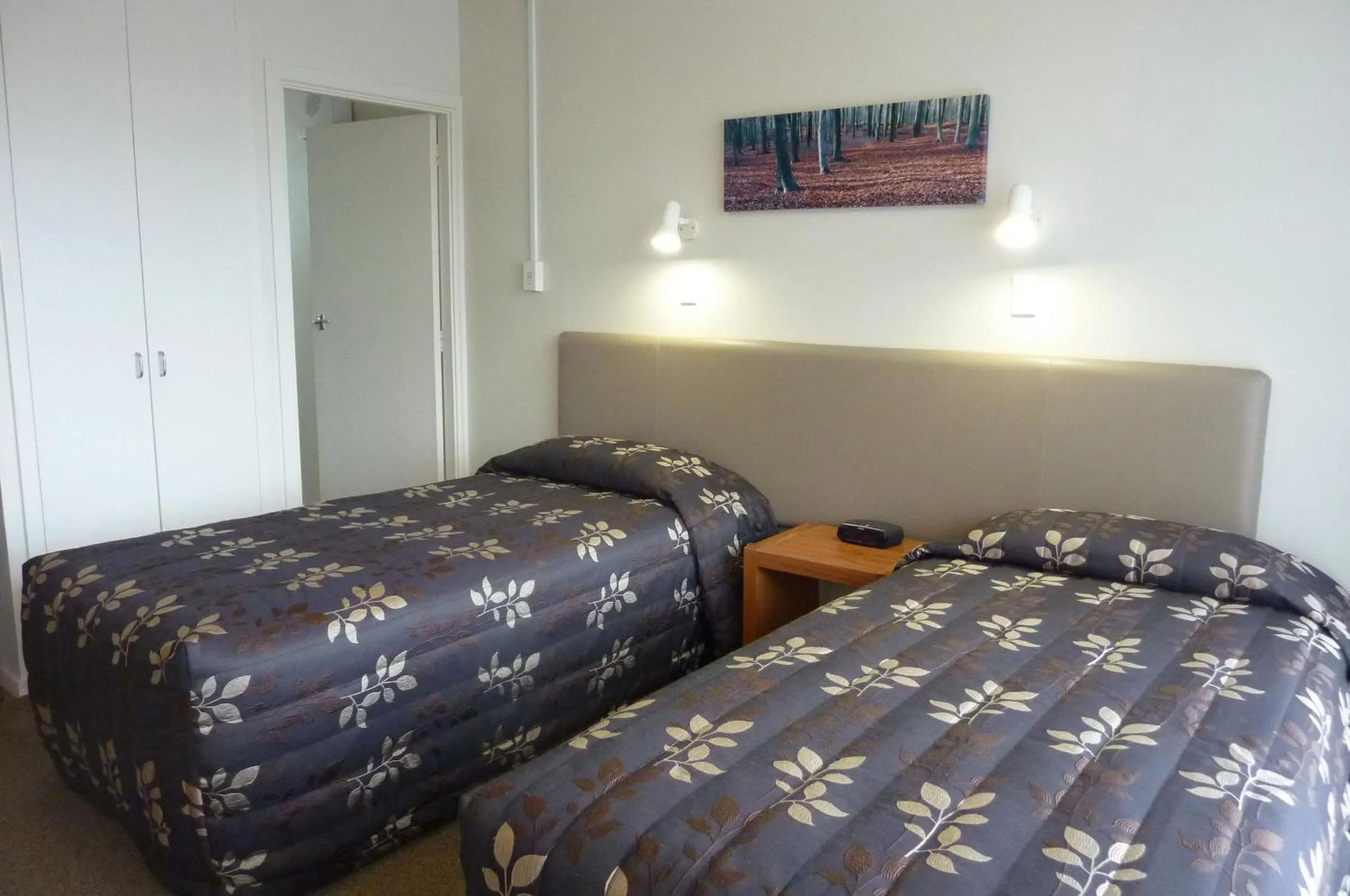 Bathroom, Bed in Colonial Inn Motel