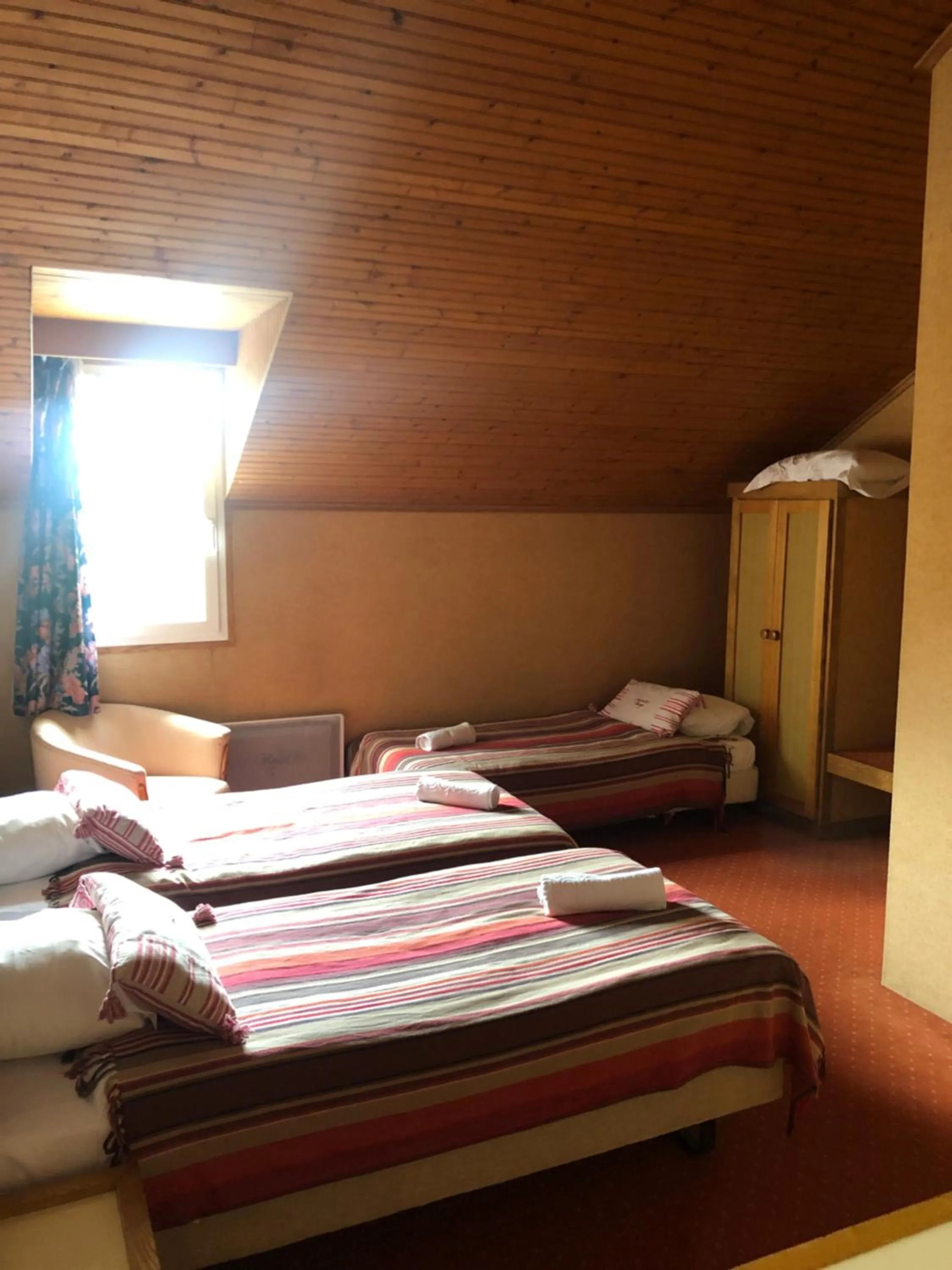 Bed in Hotel Le Drakkar