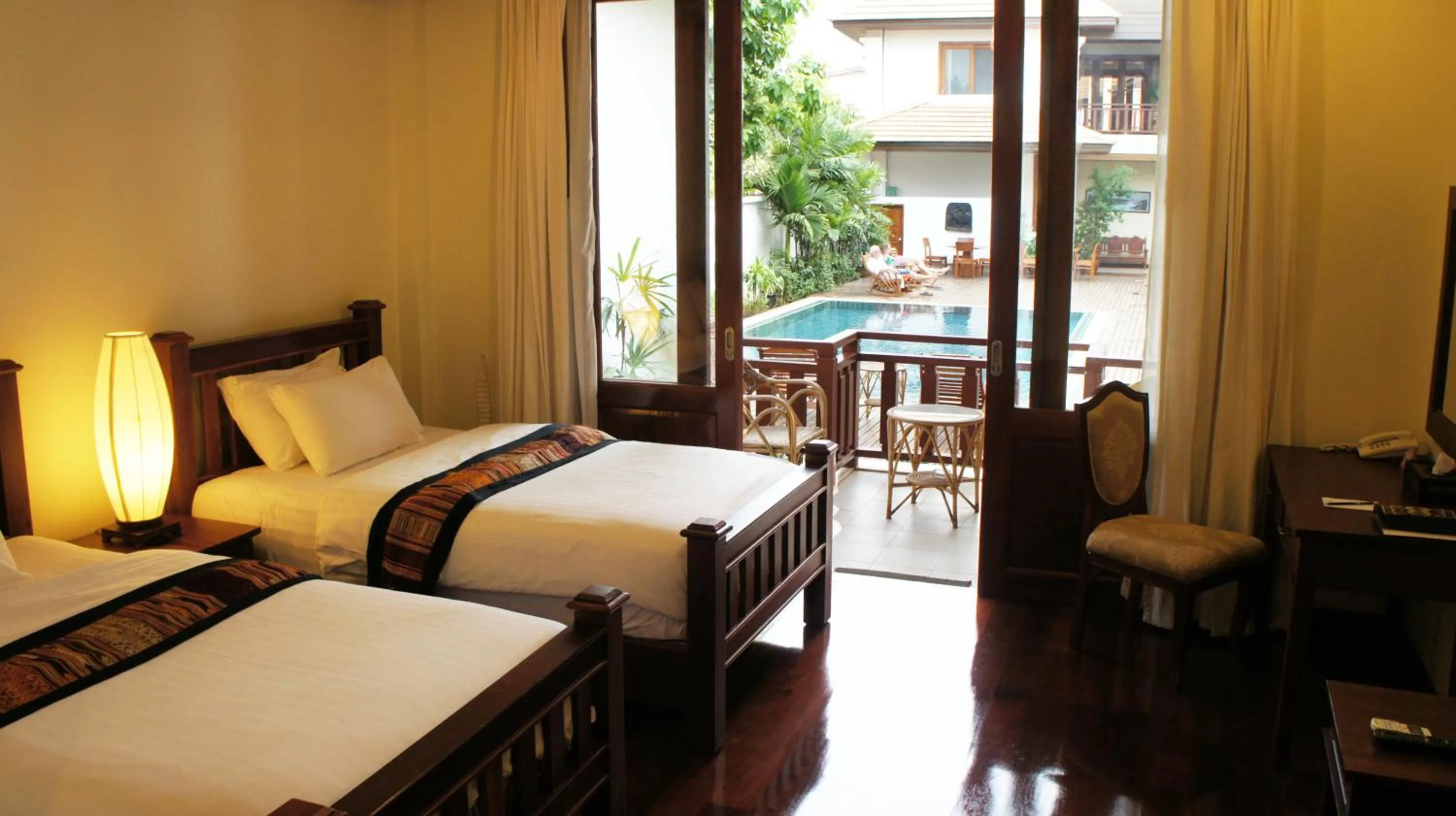 View (from property/room), Bed in Athena Hotel