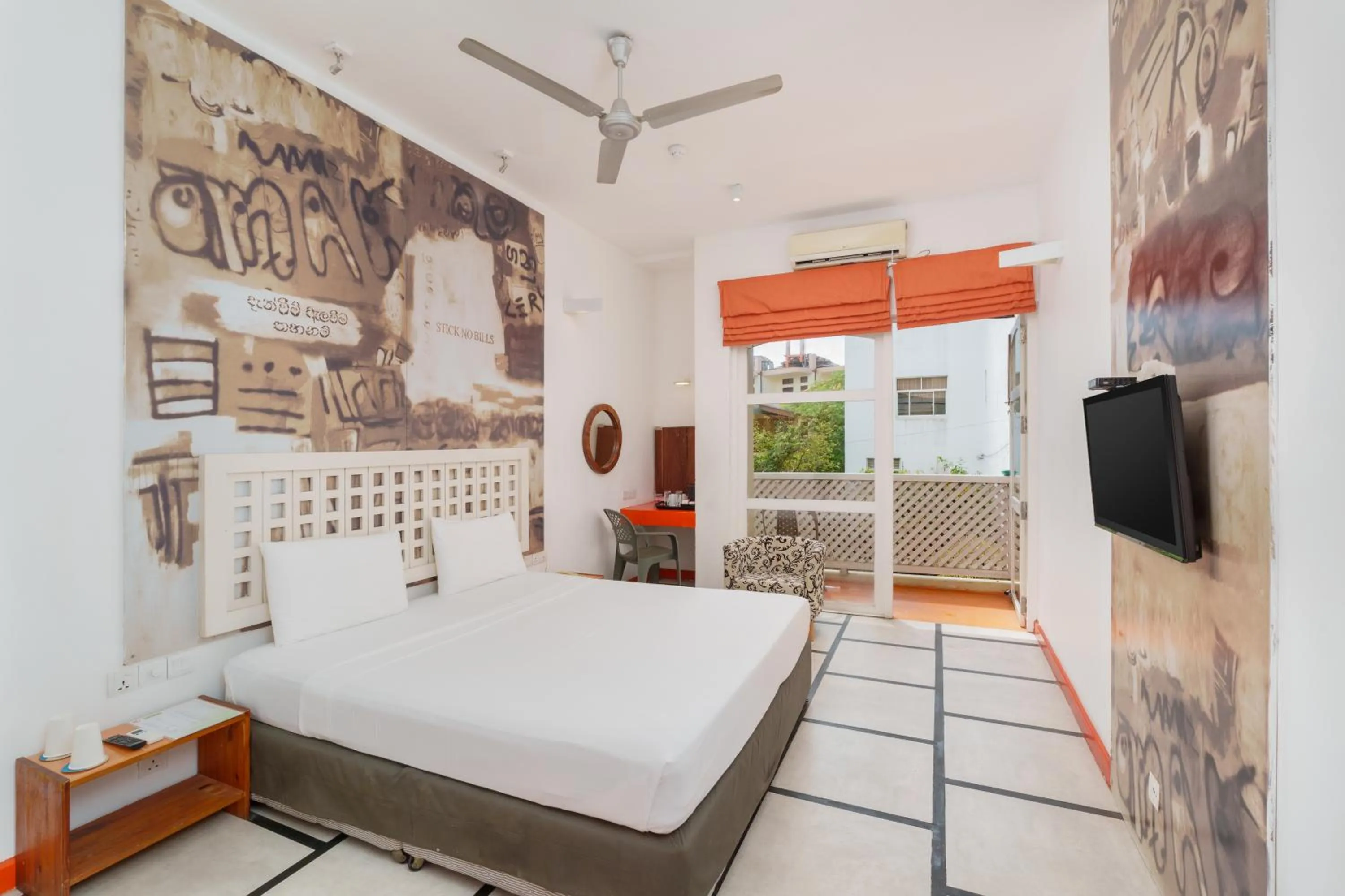 Bed in Hotel J Negombo