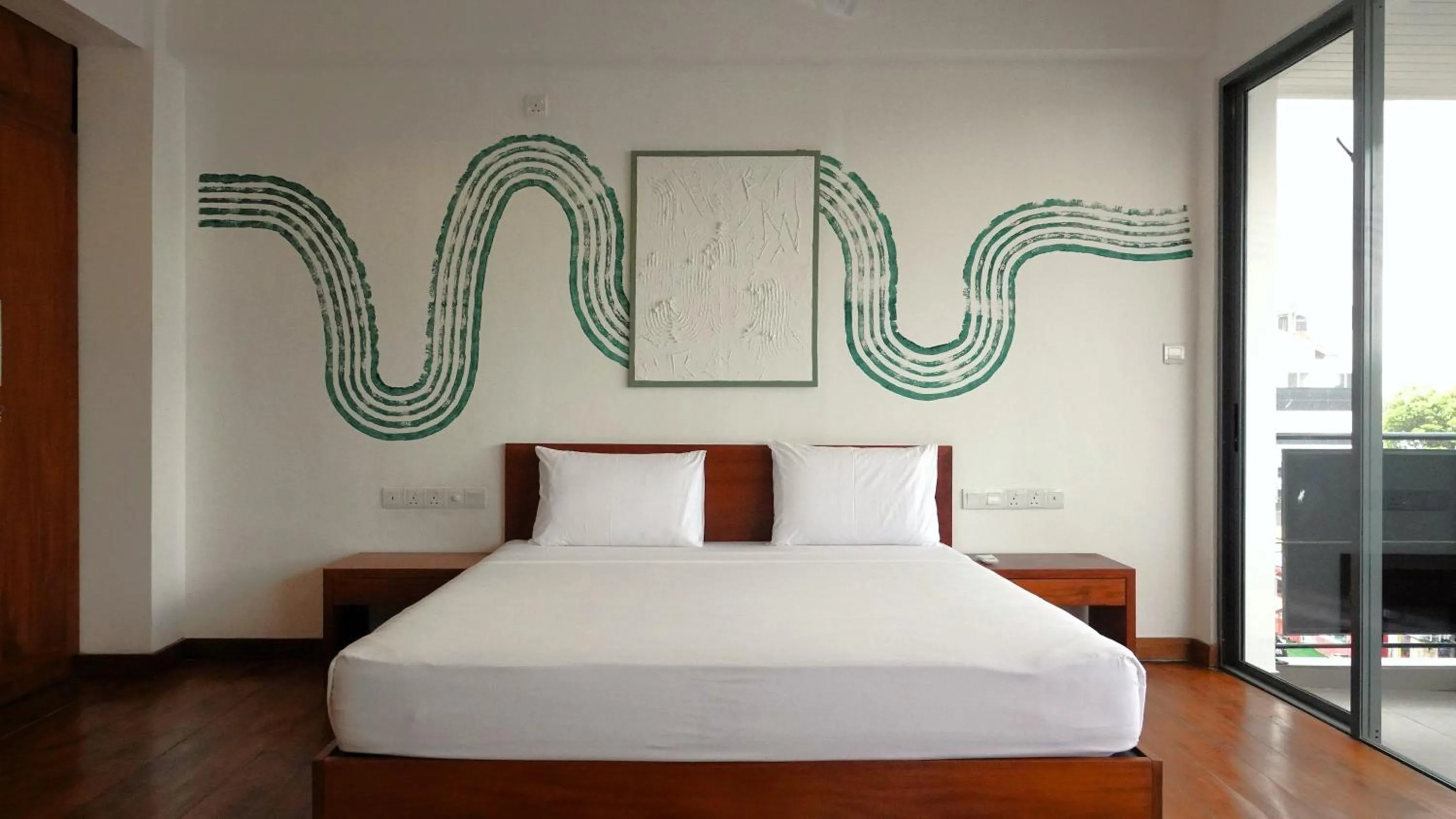 Bed in Hotel J Negombo