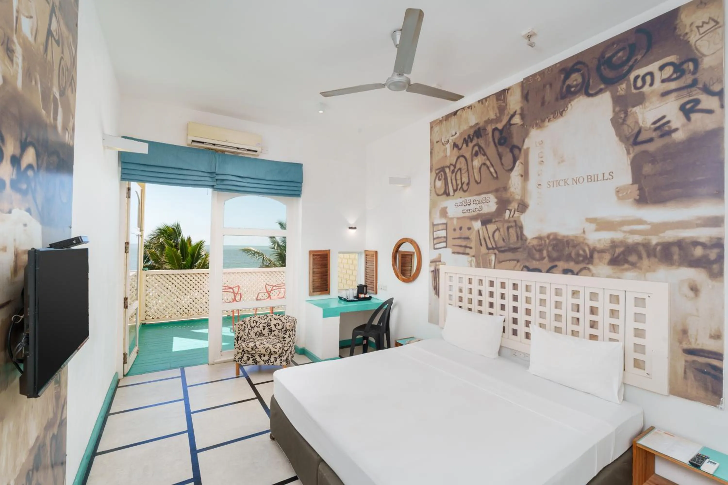 Bed in Hotel J Negombo