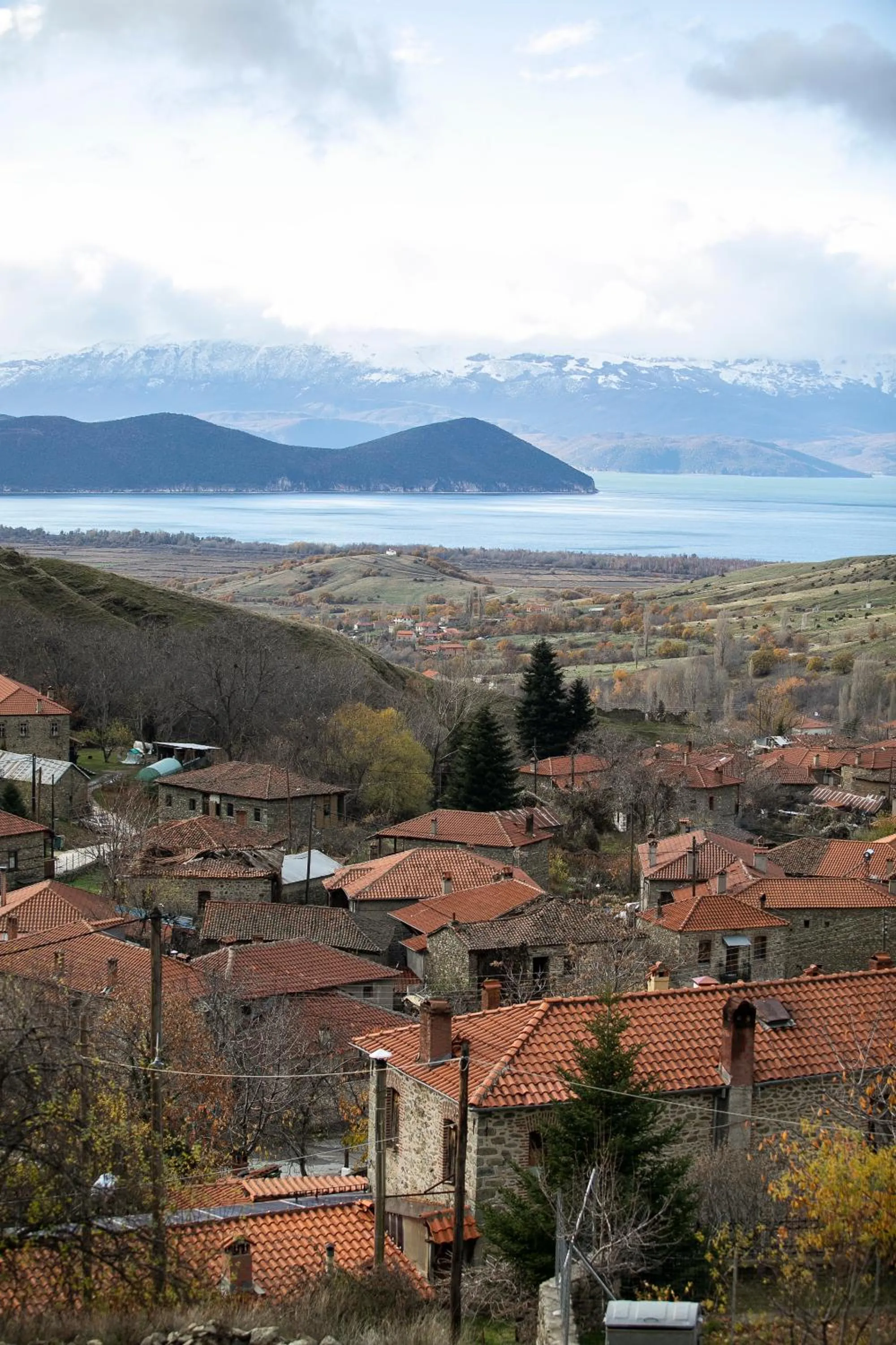 Lake view in Panorama Prespes
