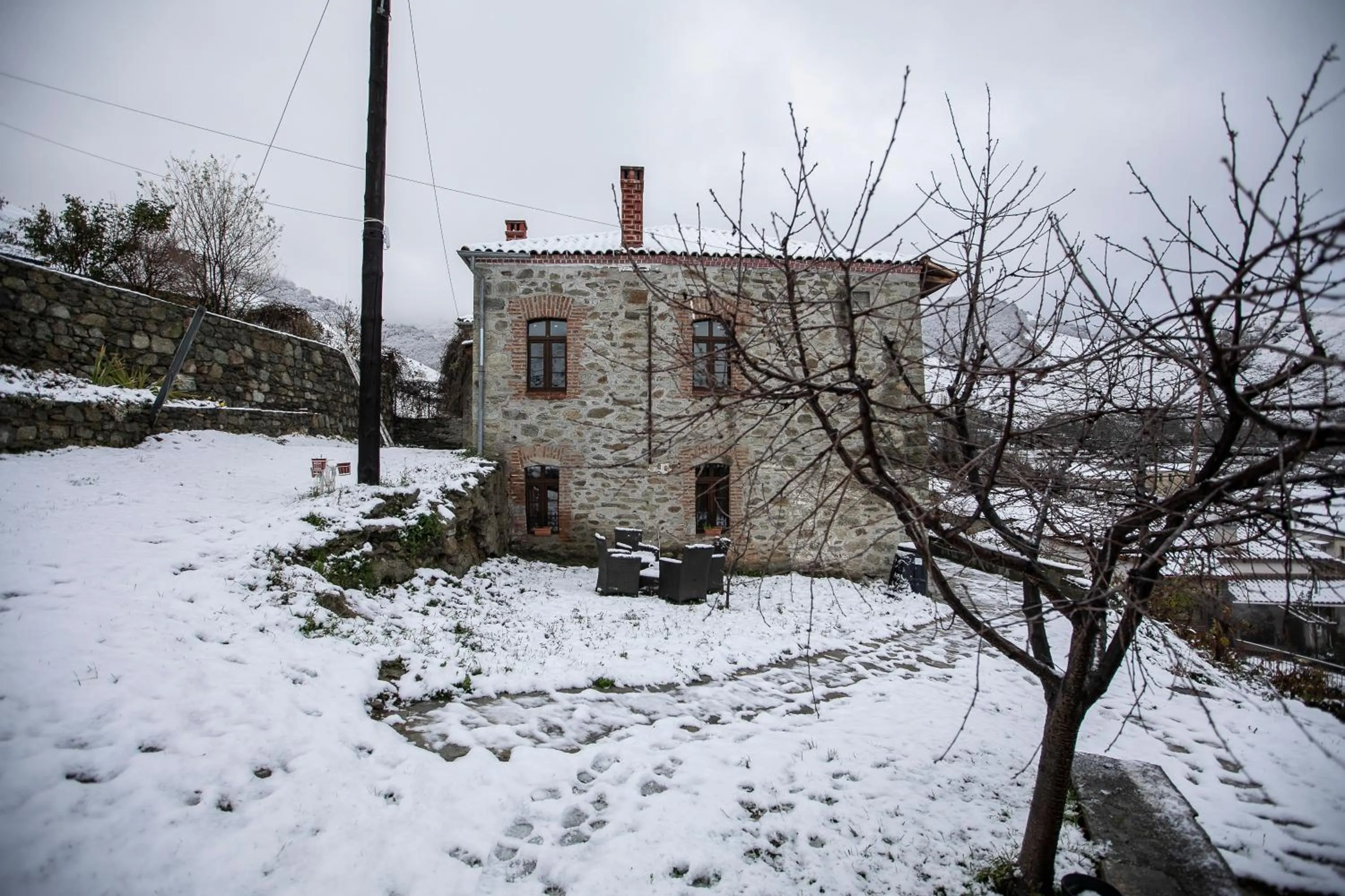 Winter in Panorama Prespes